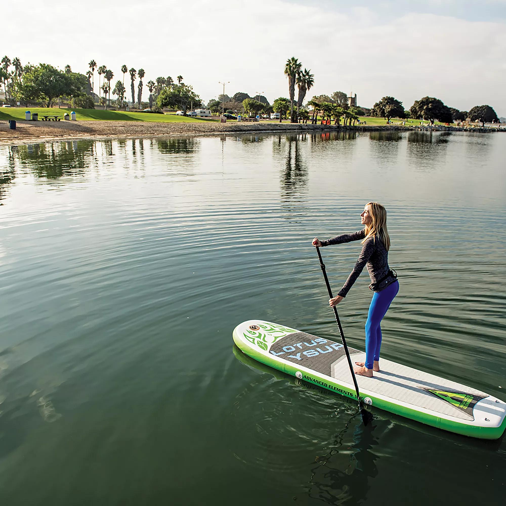 ADVANCED ELEMENTS - Planche de yoga gonflable Lotus YSUP - White - AE1062-G - LIFE STYLE 1