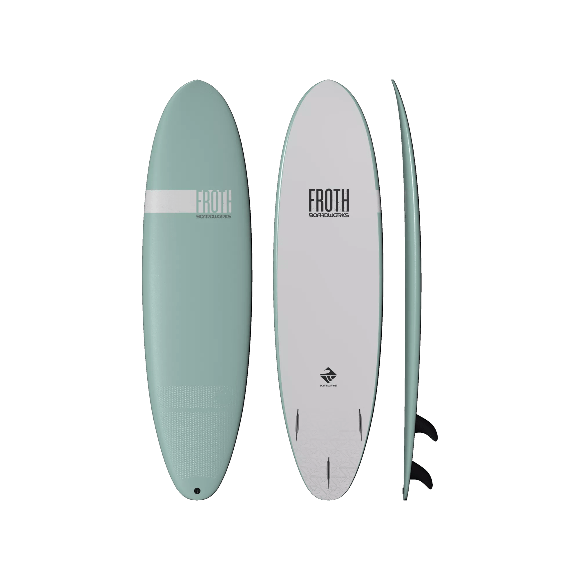 BOARDWORKS - Froth 7' Longboard - Green - 4430309509 - TOP 