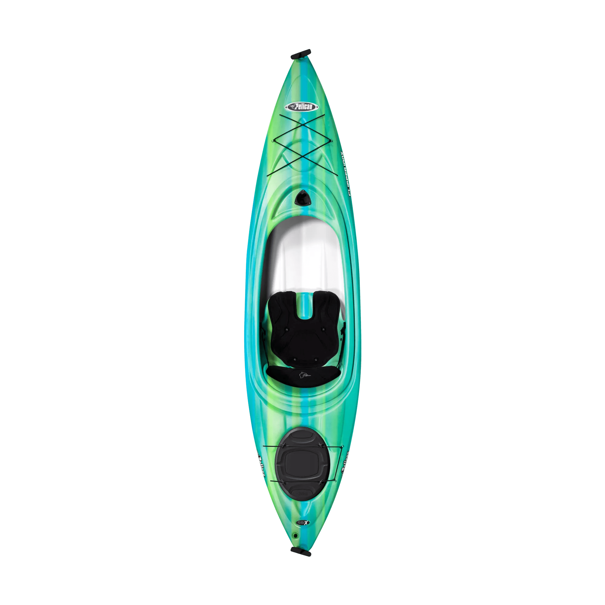 PELICAN - Clipper 100X Recreational Kayak - Blue - KXF10P103 - TOP