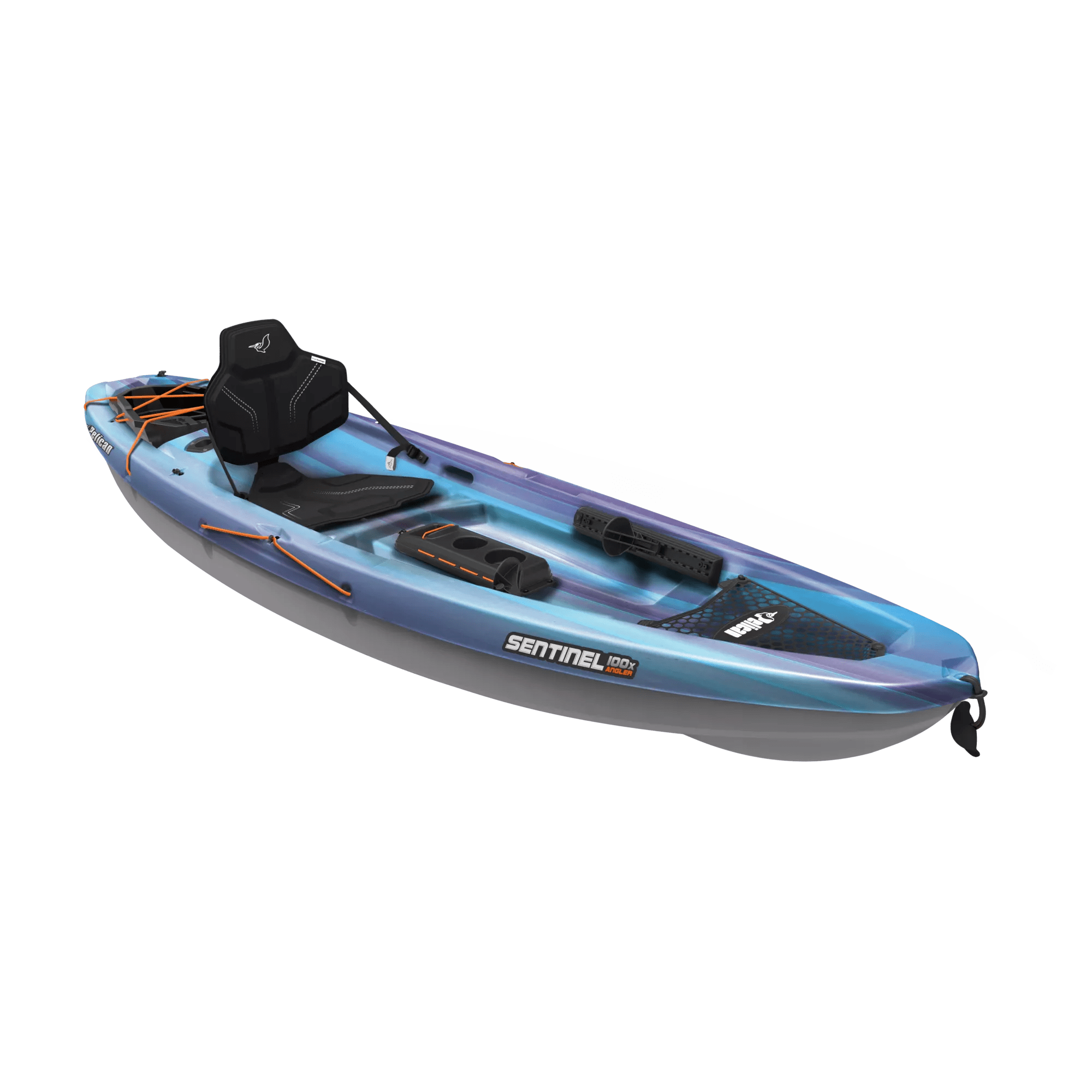PELICAN - Sentinel 100X Angler Fishing Kayak - Blue - MBF10P103-00 - ISO
