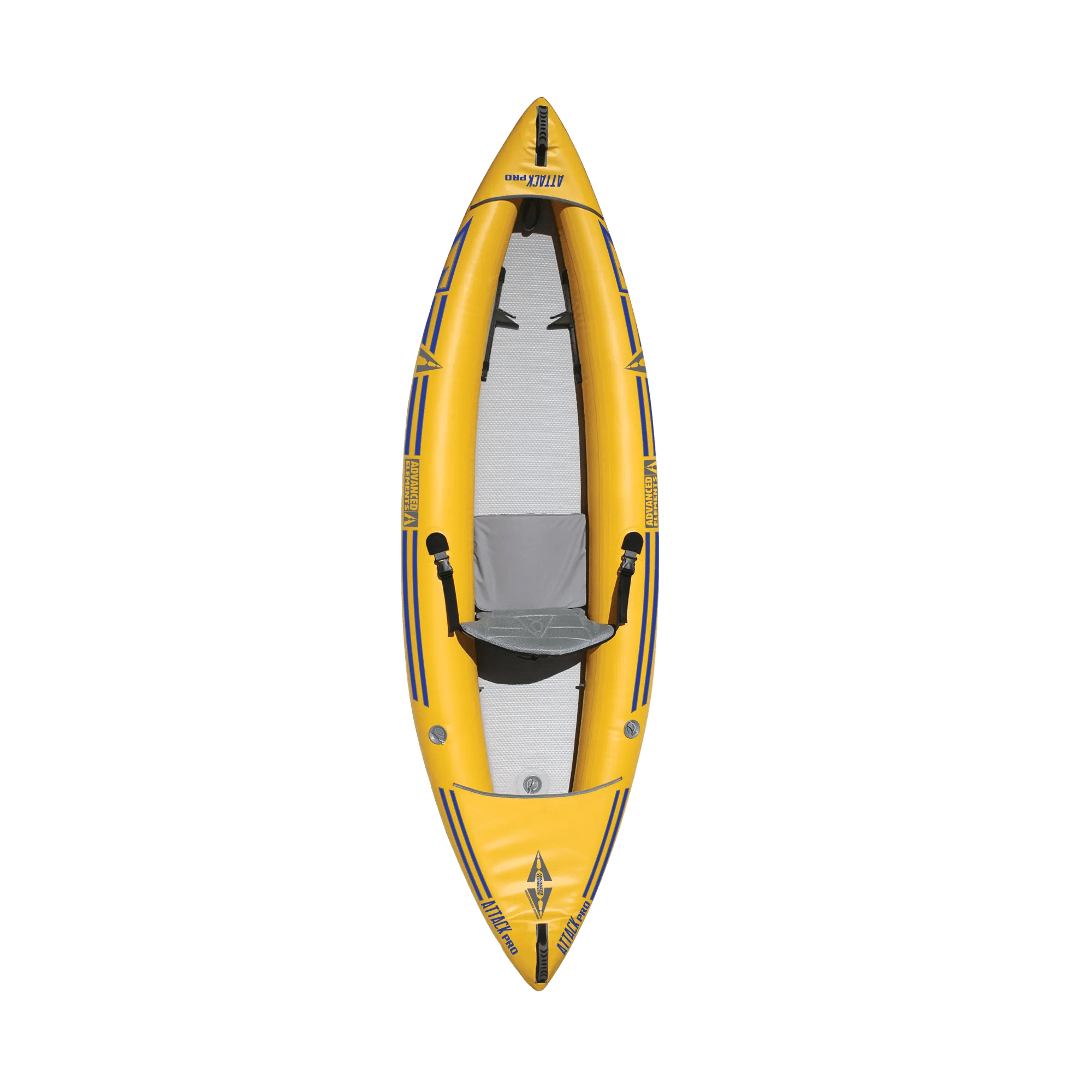 ADVANCED ELEMENTS - Attack™ Pro Whitewater Kayak with Pump - Yellow - AE1051-Y-P - TOP