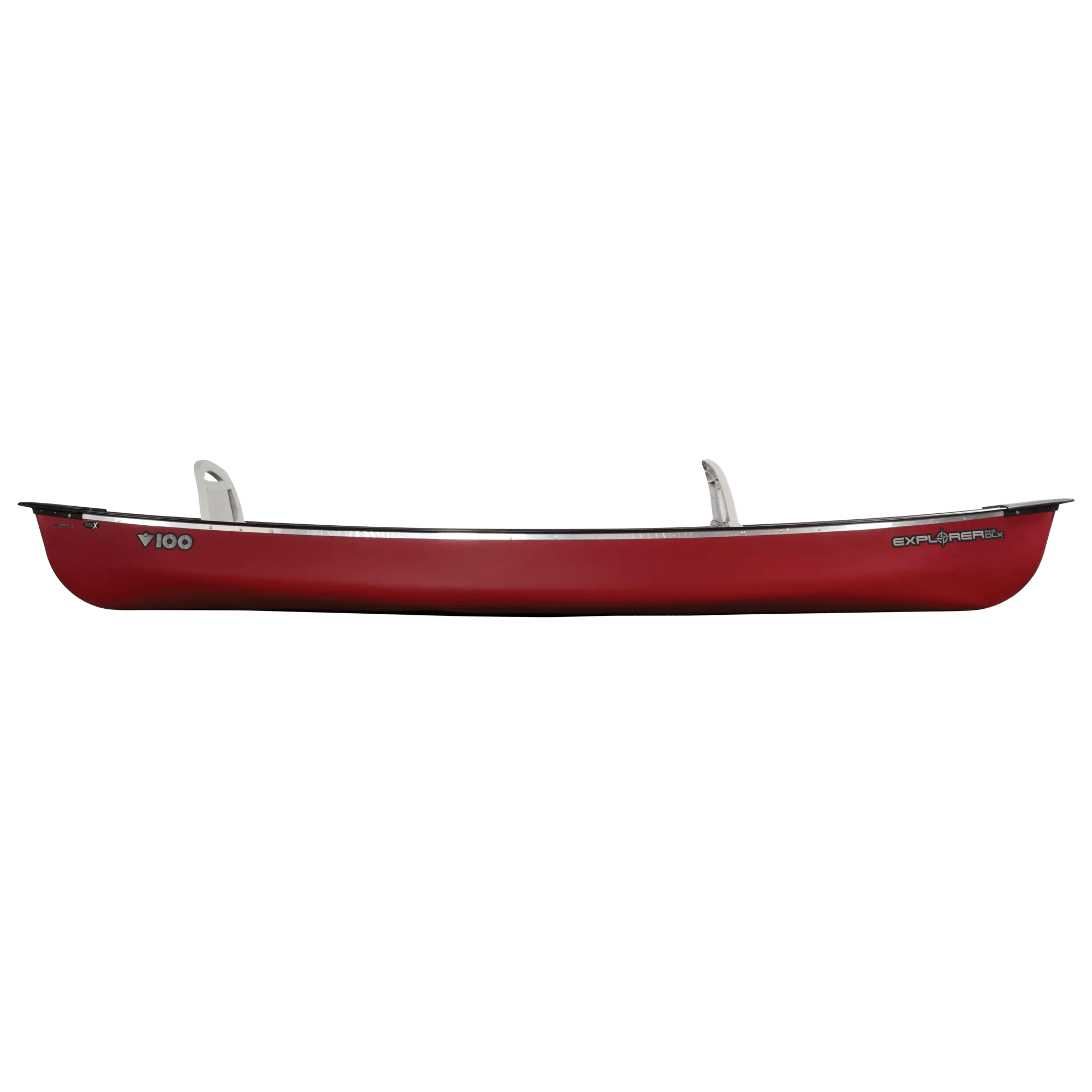 PELICAN - Explorer 14.6 DLX Canoe - Red - ABA14P200 - SIDE