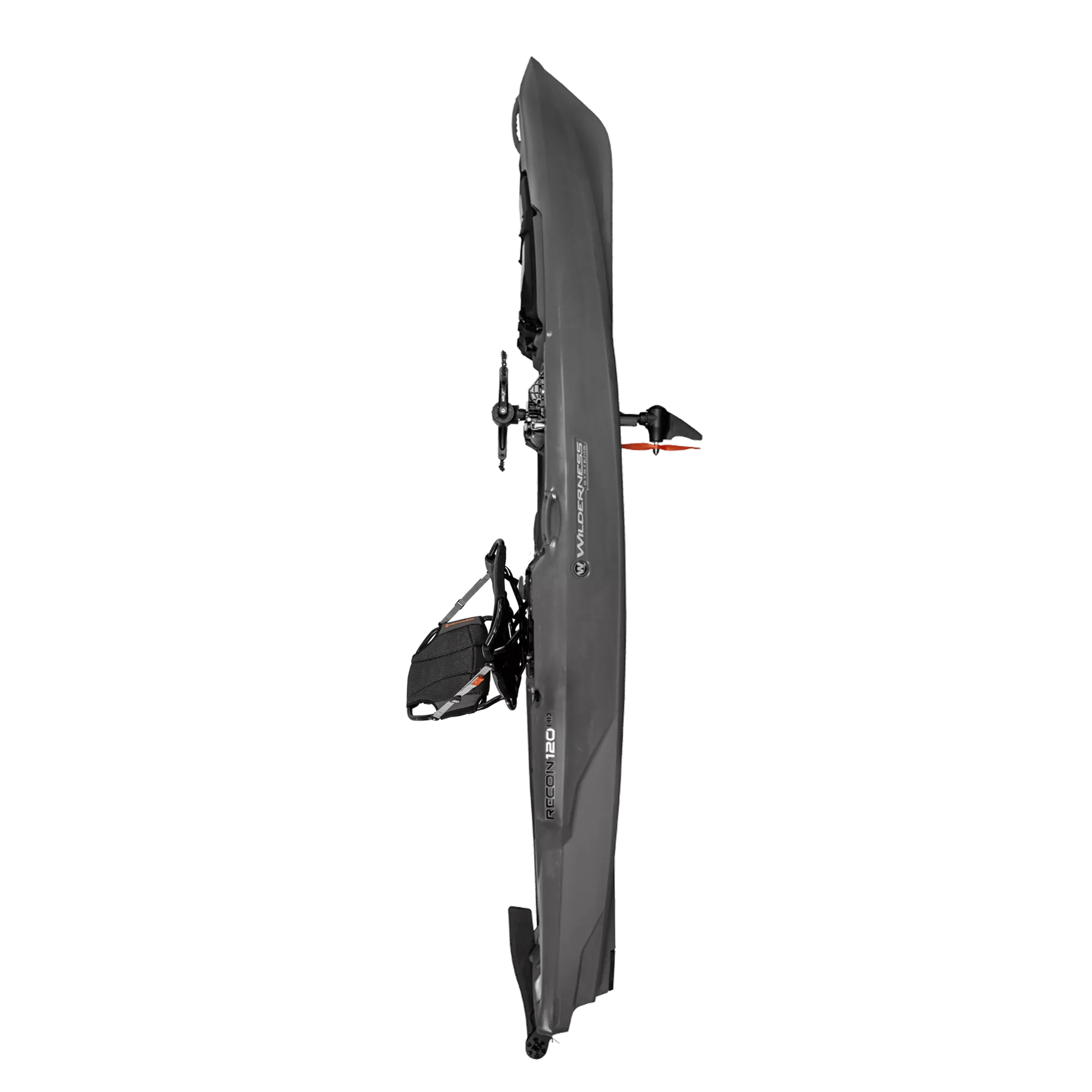 WILDERNESS SYSTEMS - Kayak de pêche RECON 120 HD avec siège AirPro ACES - Grey - 9751094153 - SIDE