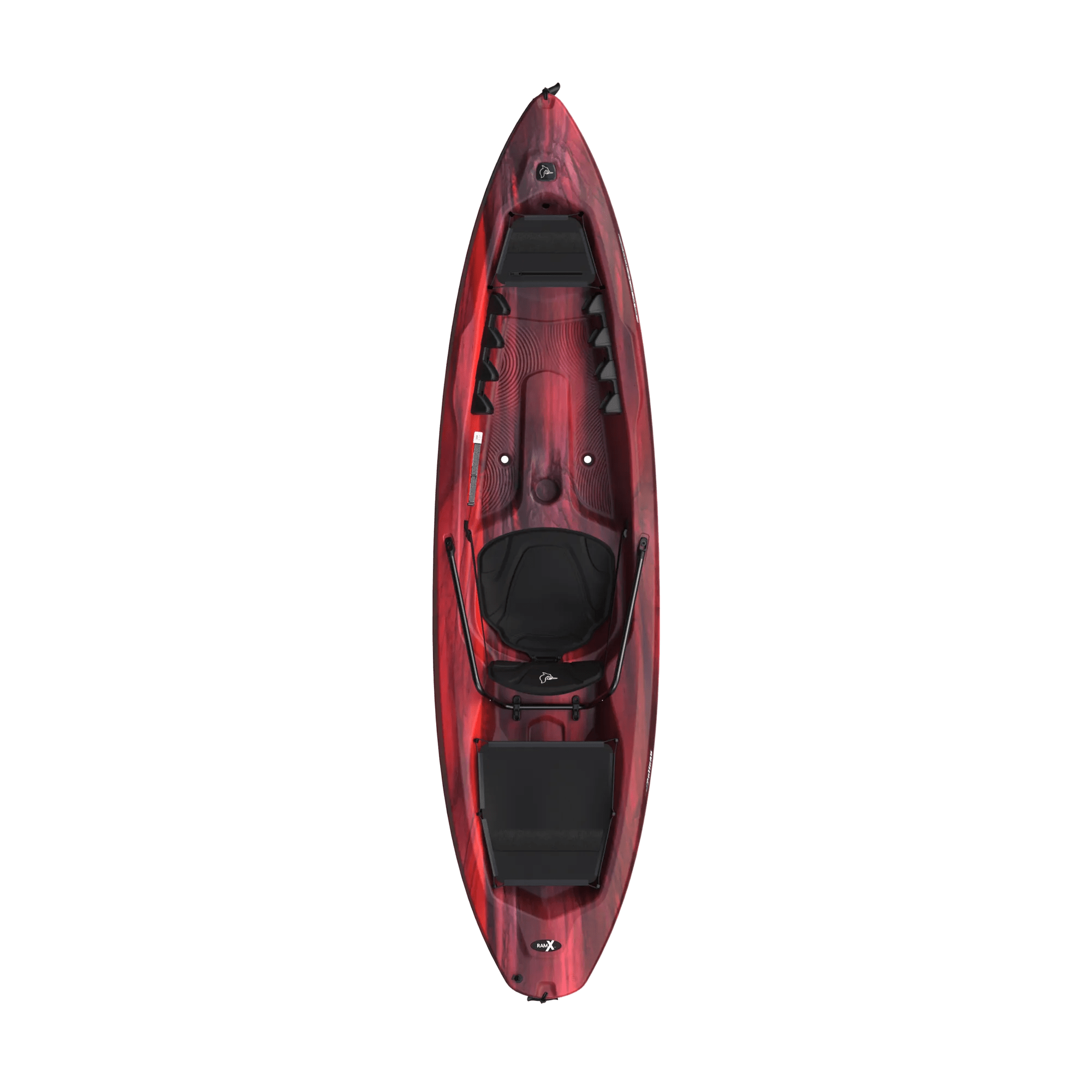 PELICAN - SEEK 100X Recreational Kayak - Red - MKL10P305-00 - TOP