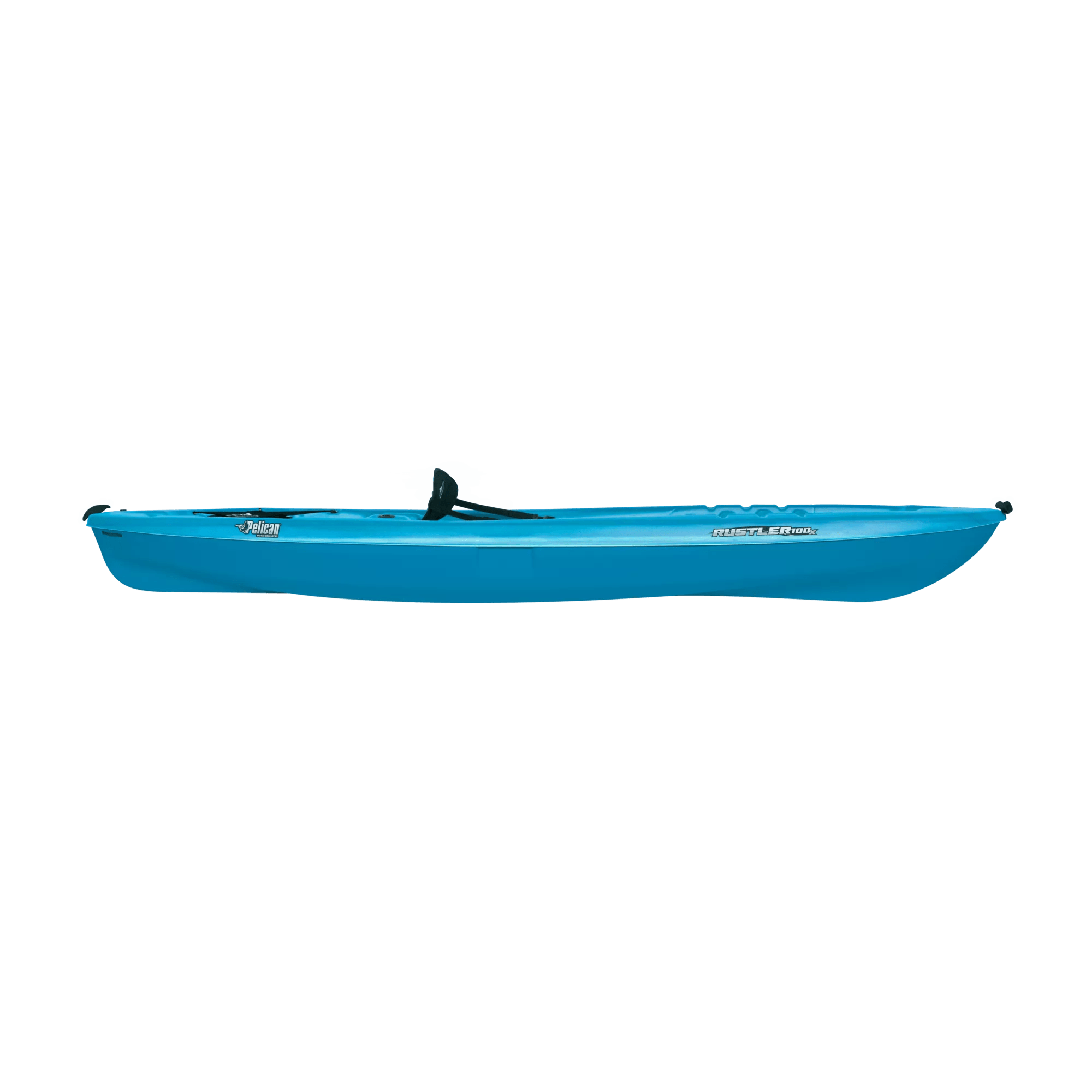 PELICAN - Rustler 100X Recreational Kayak - Blue - KVP10P100 - SIDE