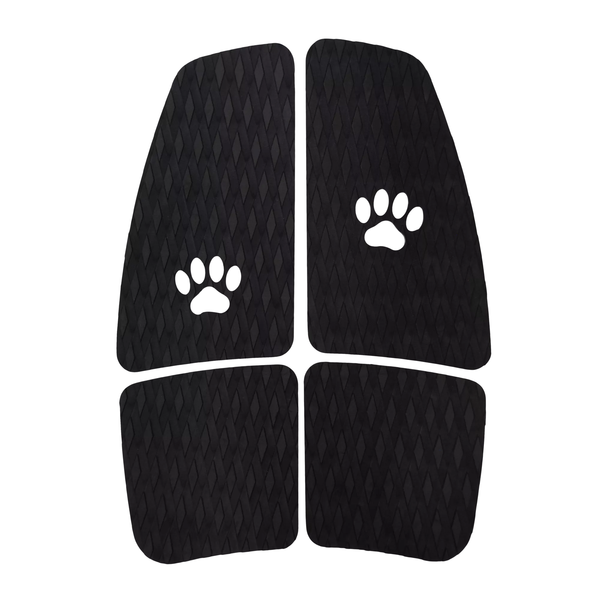 Paw Green with Black Iron-On Patch