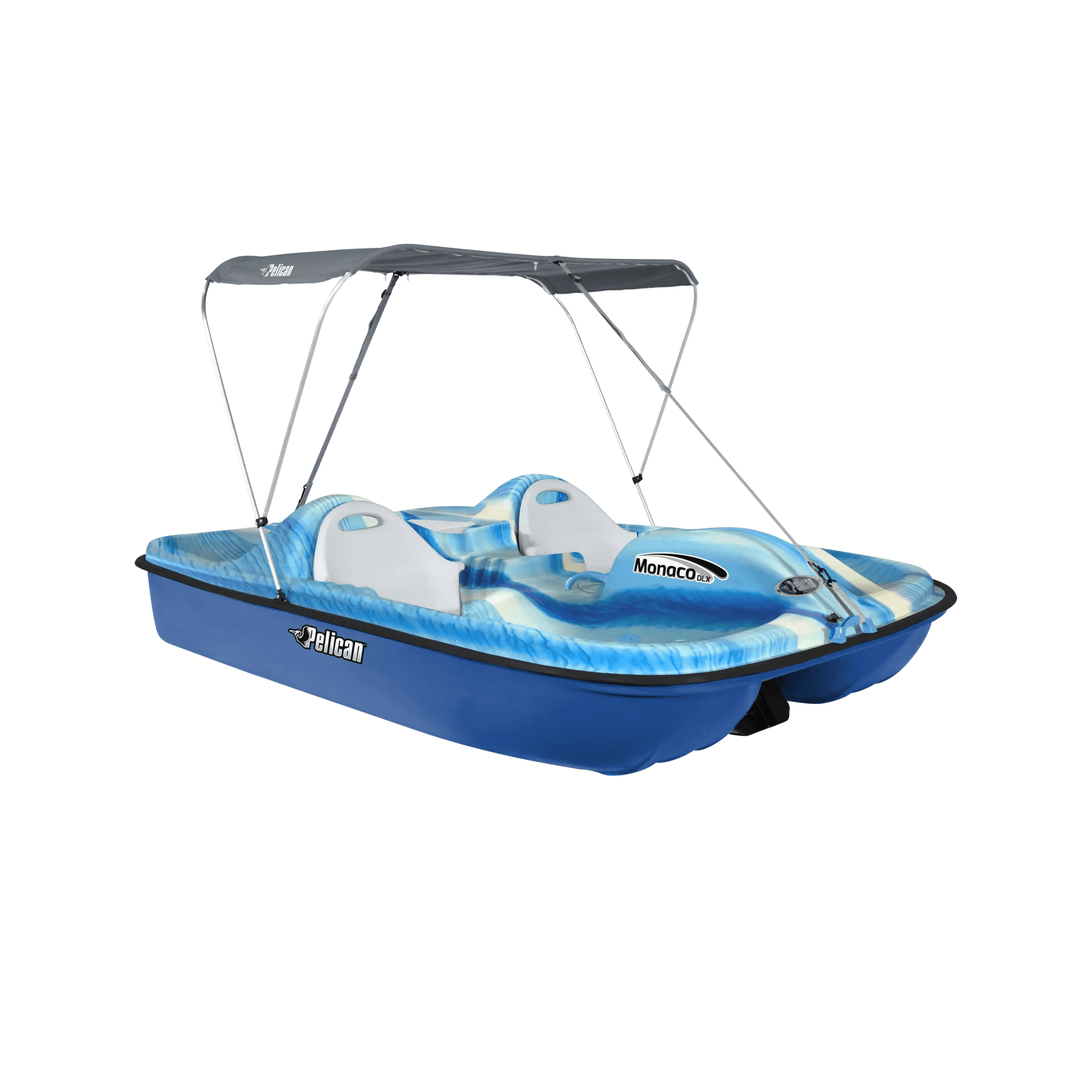 PELICAN - Monaco DLX Pedal Boat with Canopy - White - HHF25P105 - ISO