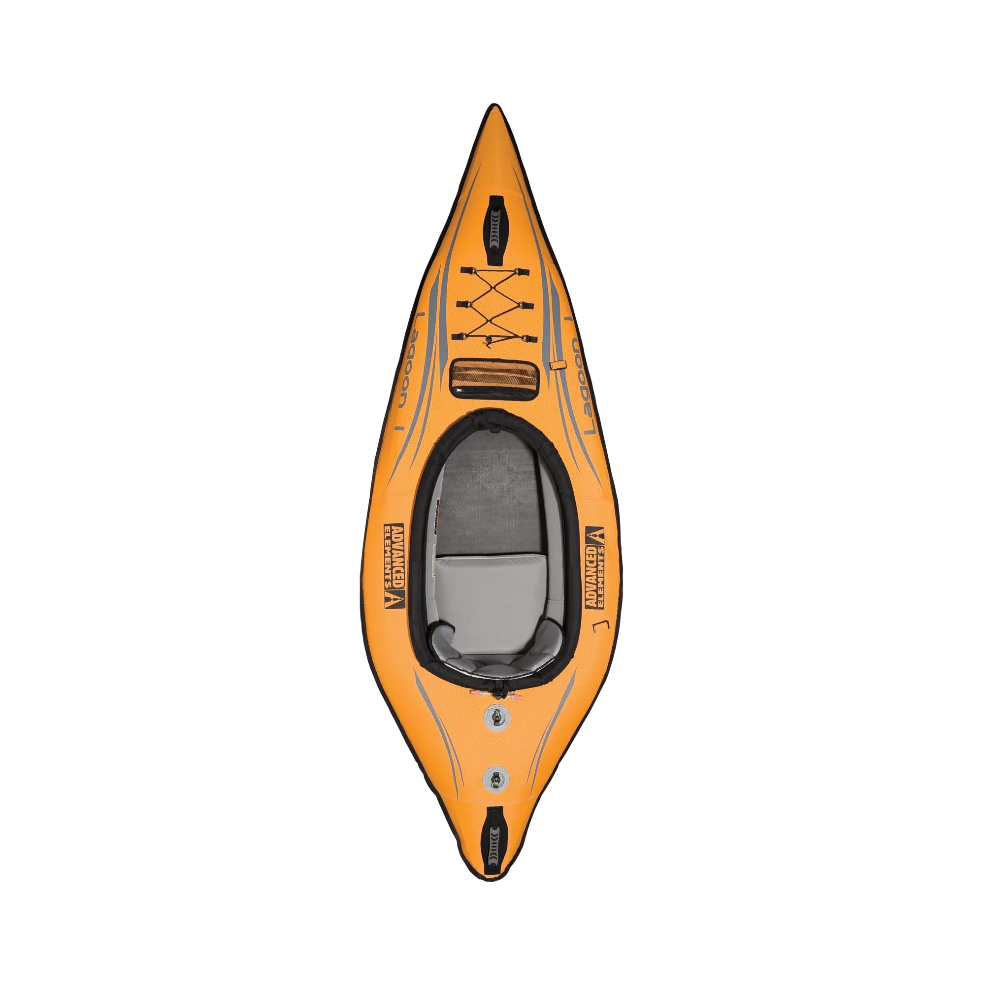 ADVANCED ELEMENTS - Lagoon1™ Recreational Kayak Without Pump - Orange - AE1031-O - TOP