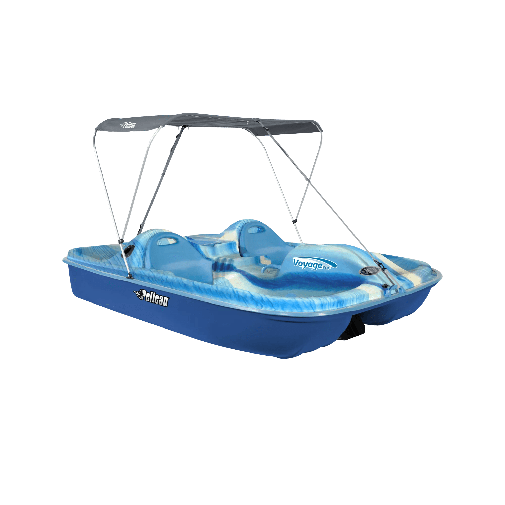 PELICAN - Voyage DLX Pedal Boat - White - HHF25P102 - ISO 