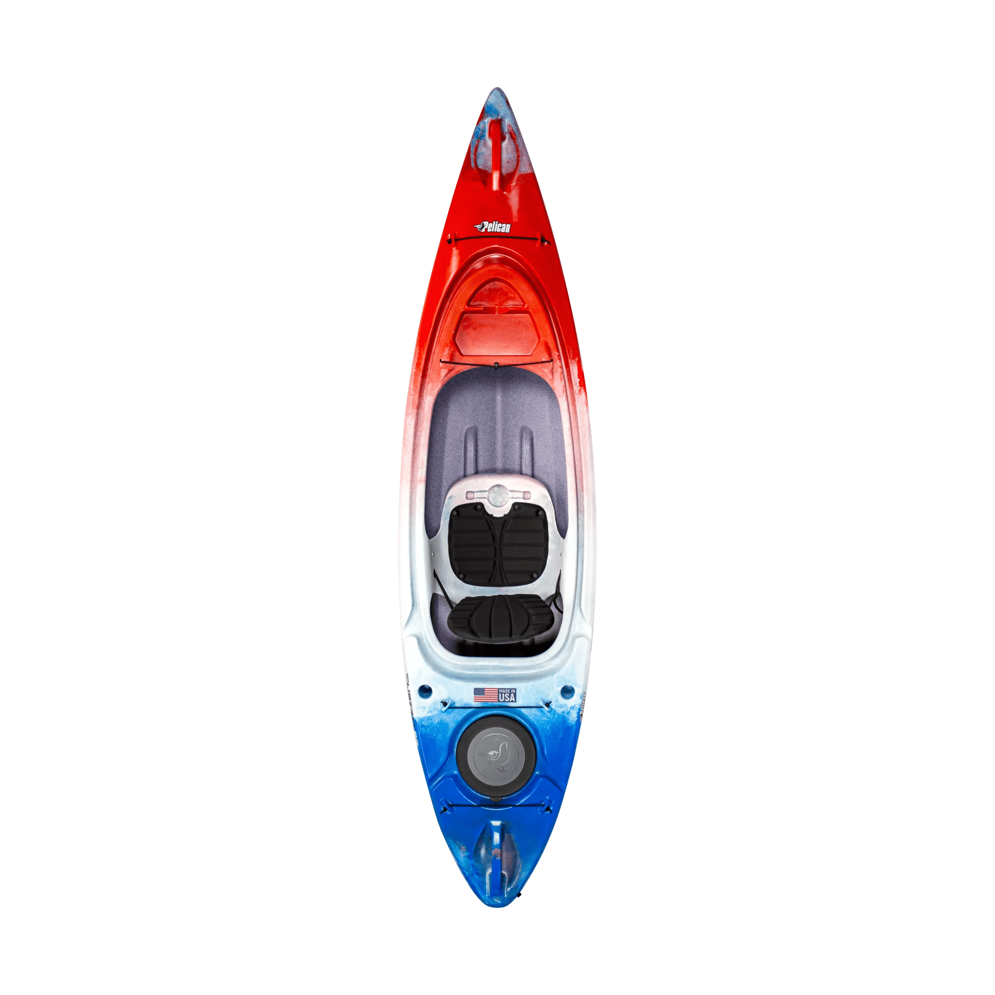 PELICAN - Liberty 9.5 Recreational Kayak - Red - 9130021077 - TOP