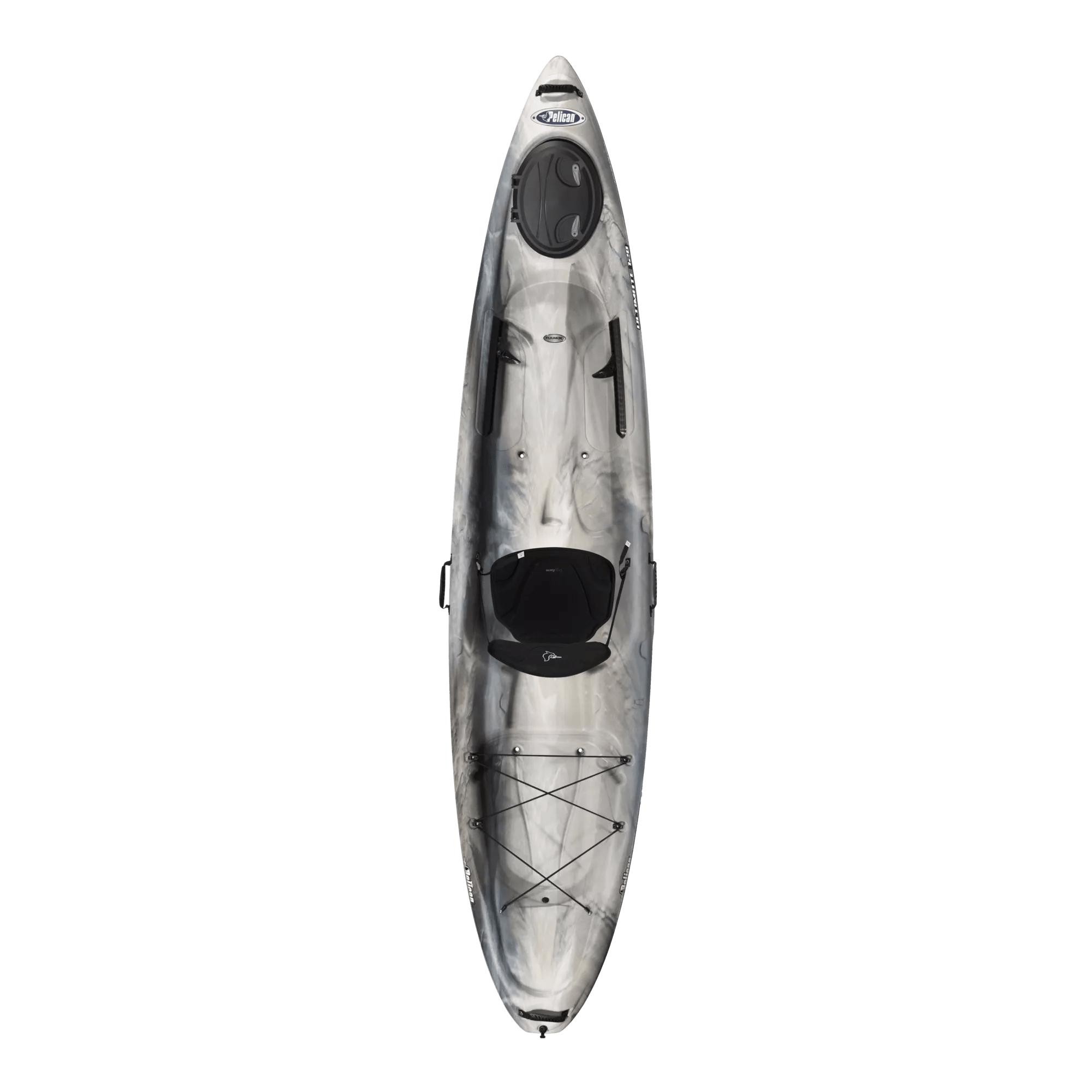 PELICAN - Ultimate 120 Recreational Kayak - Grey - KWF12P100 - TOP