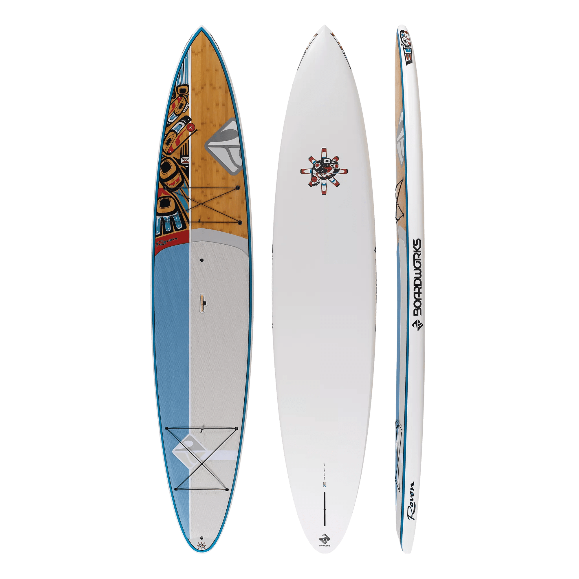 BOARDWORKS - Planche à pagaie d'expédition Raven 12'6" - Beige - 848201015313 - TOP 