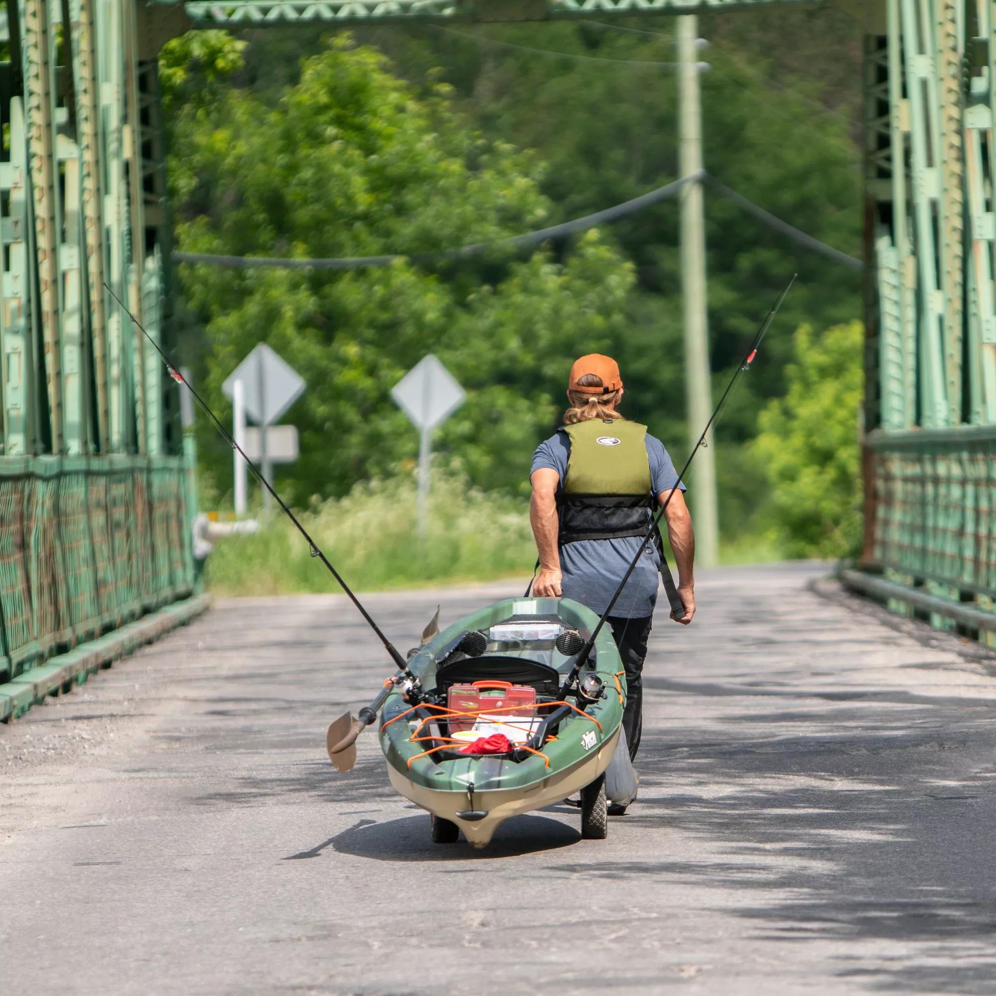 PELICAN - Sentinel 100X Angler Fishing Kayak - Grey - MBF10P100-00 - LIFE STYLE 3