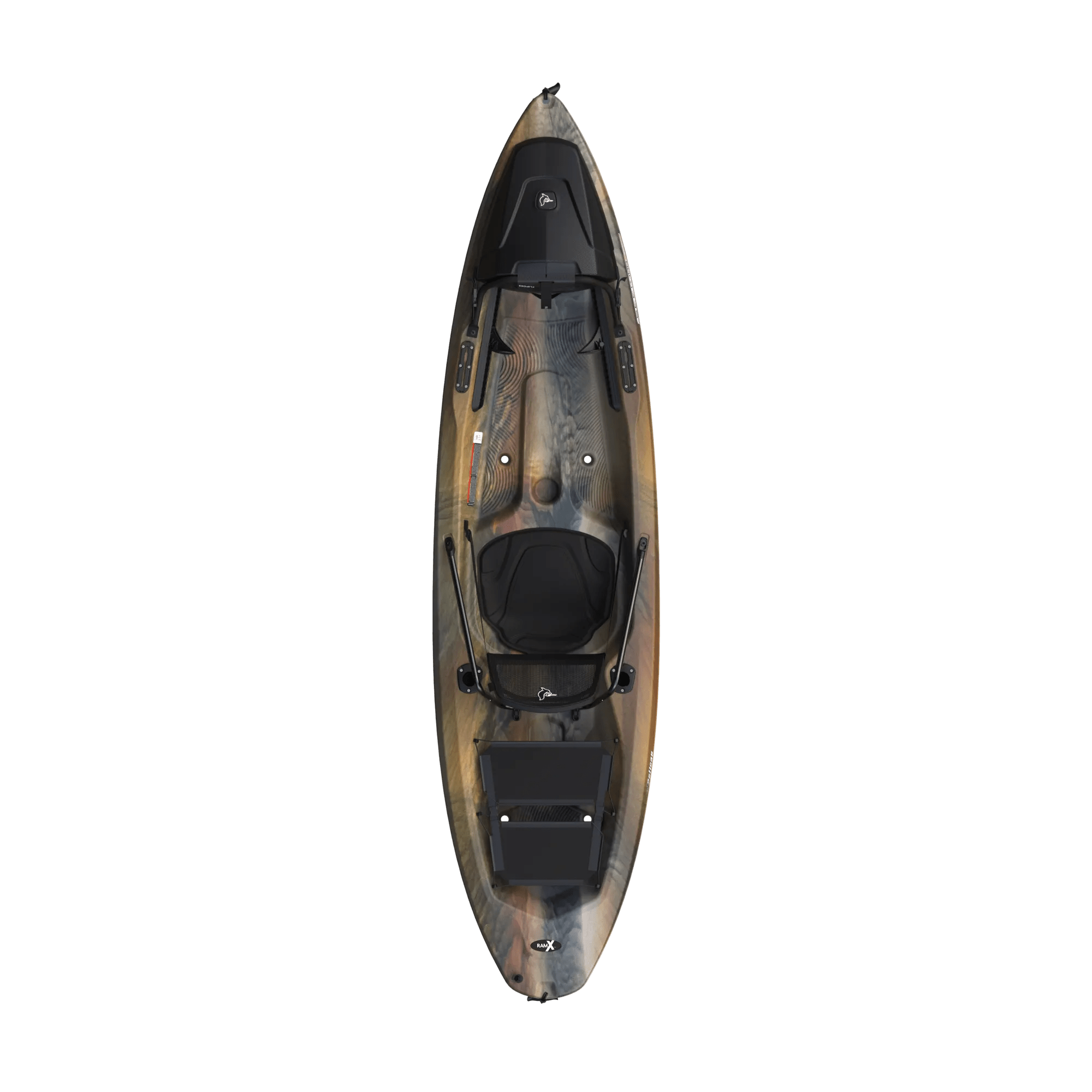 PELICAN - Kayak de pêche SEEK 100XP Angler - Grey - MKL10P605-00 - TOP