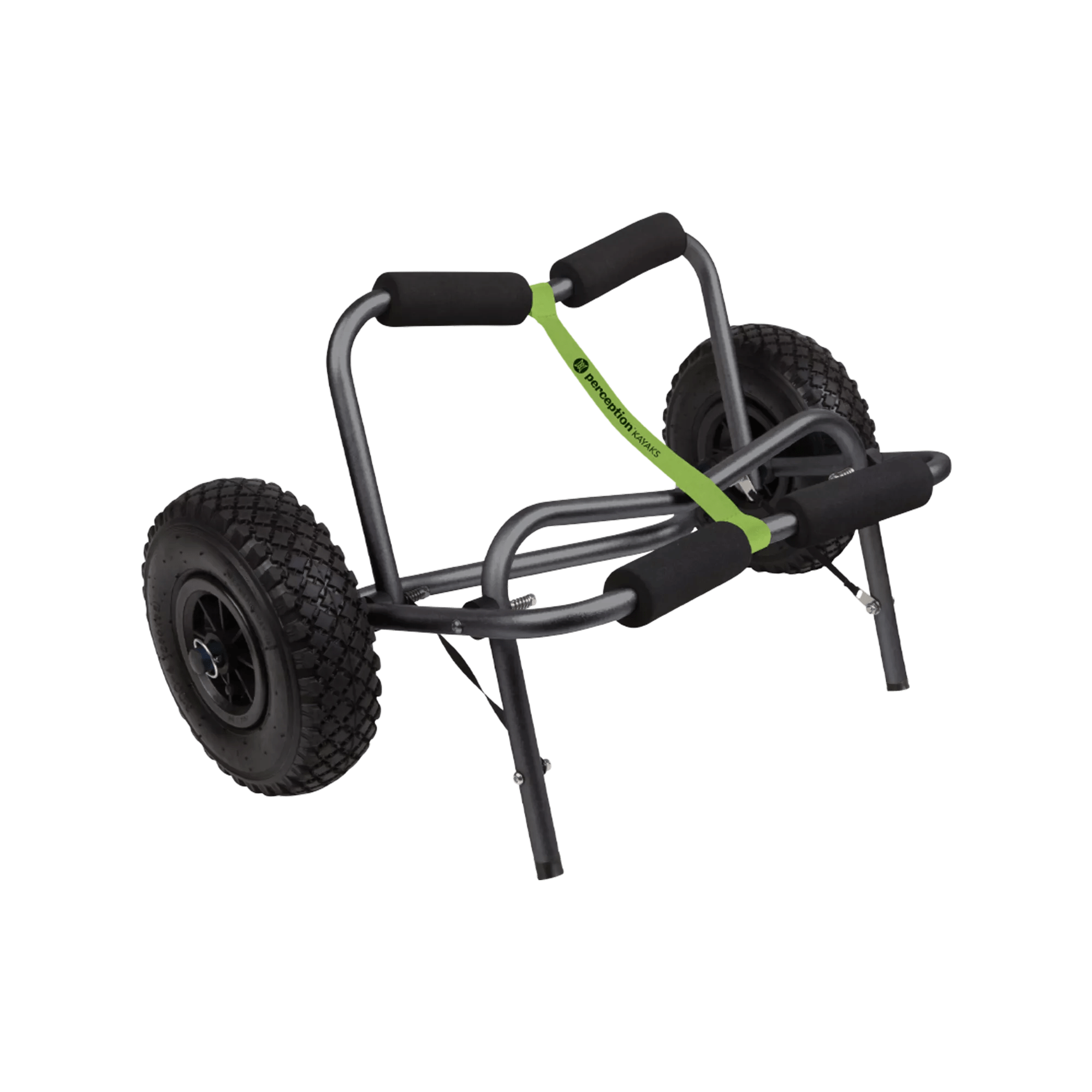 PERCEPTION - Grand chariot de portage avec roues remplies de mousse - Grey - 8080012 - ISO 