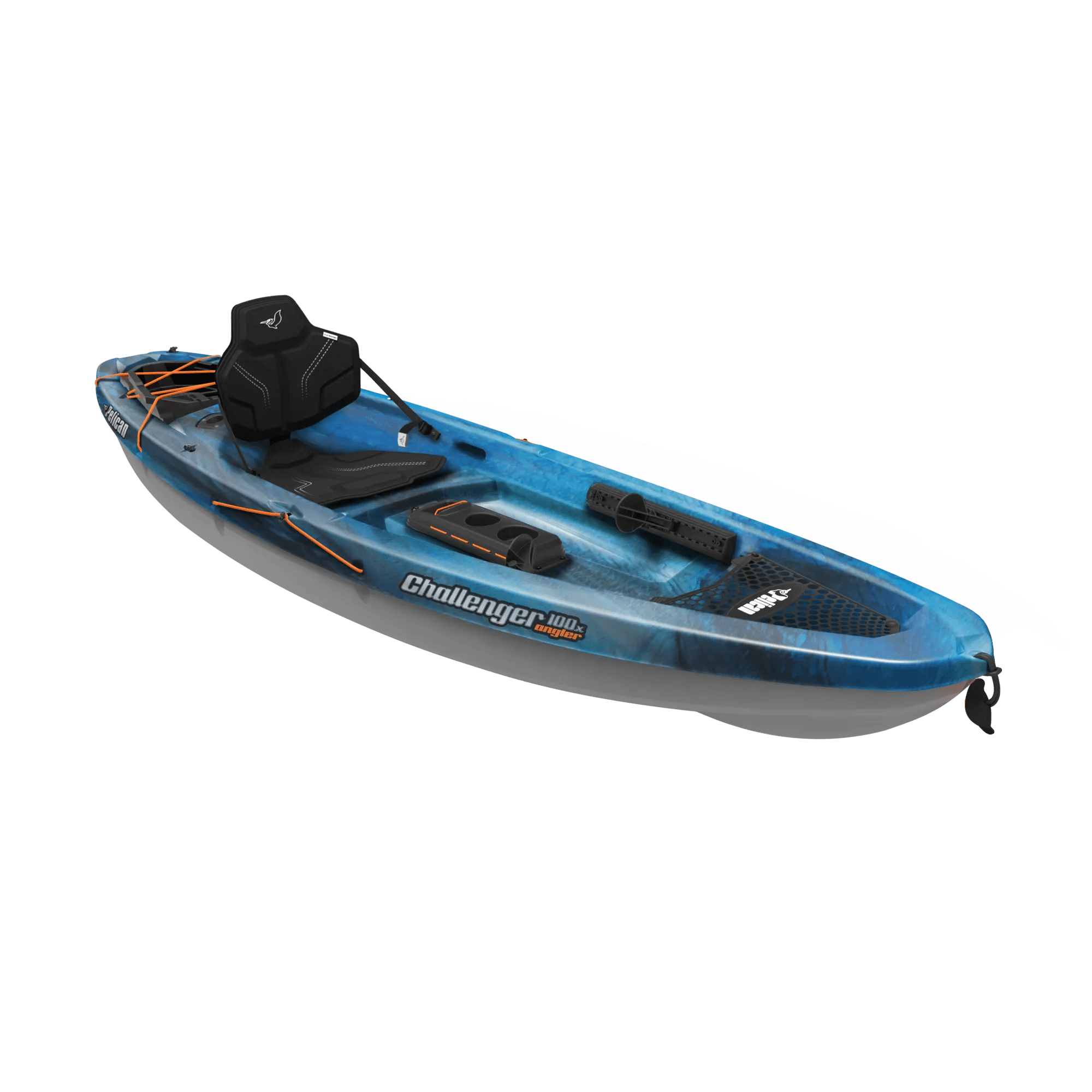 PELICAN - Challenger 100X Angler Fishing Kayak - Grey - MBL10P605 - ISO