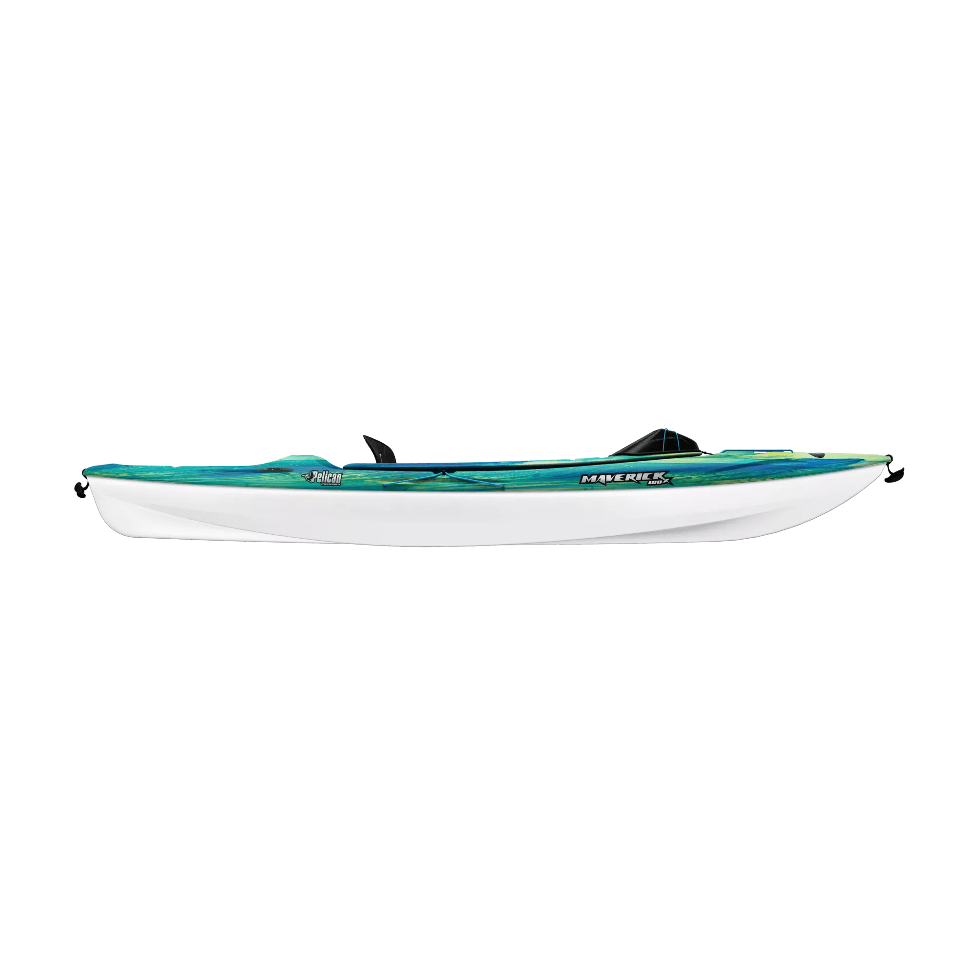 PELICAN - Maverick 100X Kayak with Paddle - Grey - KAP10P104 - SIDE