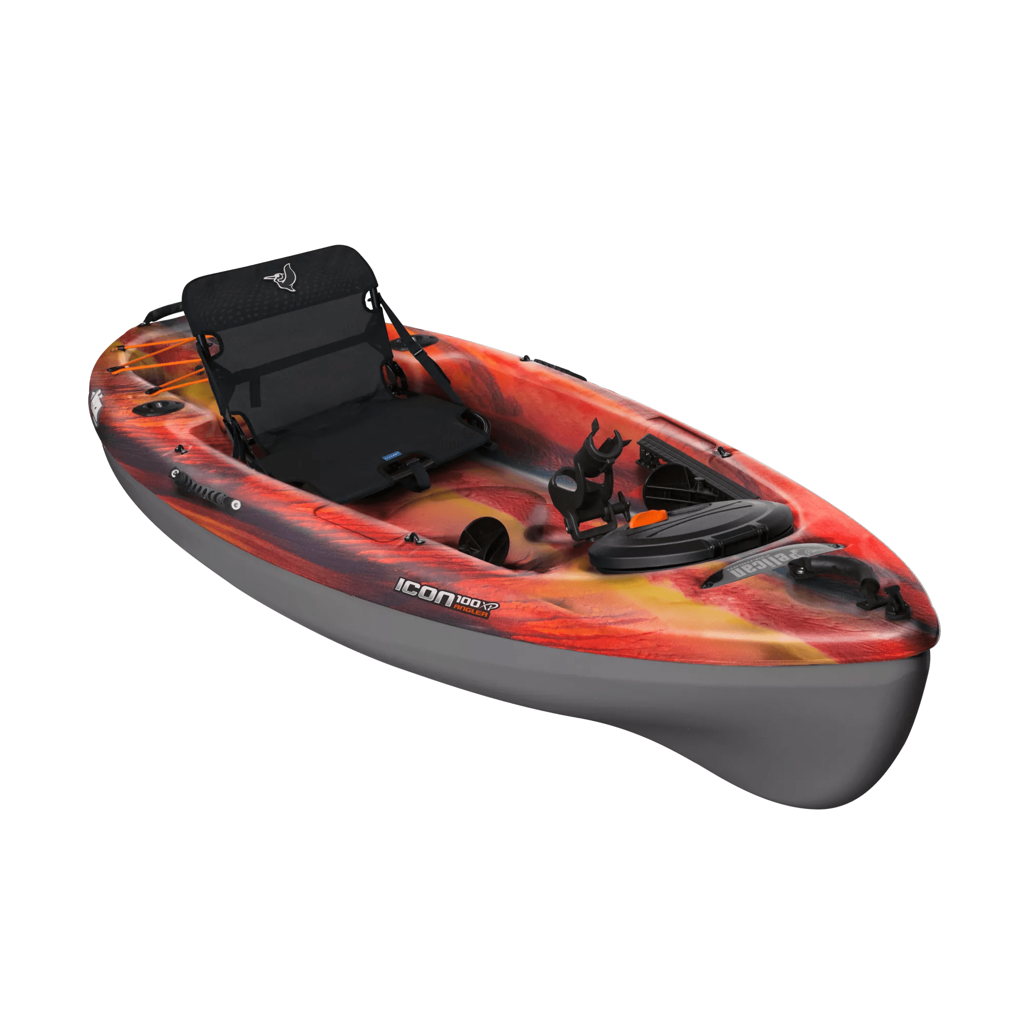 PELICAN - Kayak Icon 100XP Angler Fishing Kayak - Discontinued color/model -  - KBP10P102-00 - SIDE