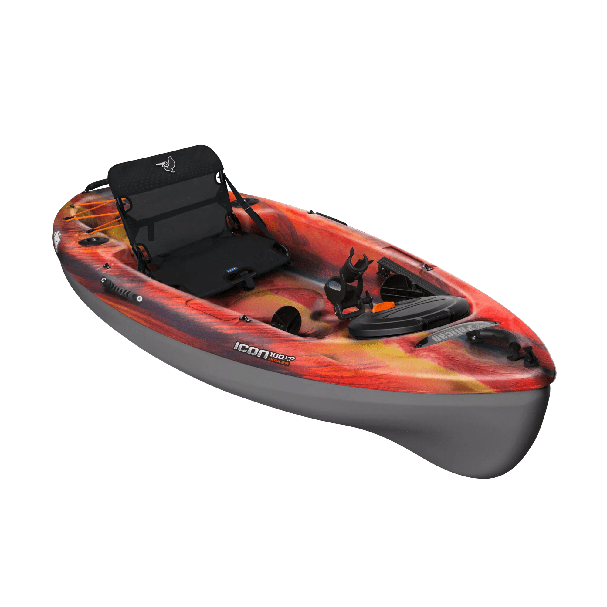 PELICAN - Kayak de pêche Icon 100XP Angler - Modèle ou couleur discontinué -  - KBP10P102-00 - SIDE