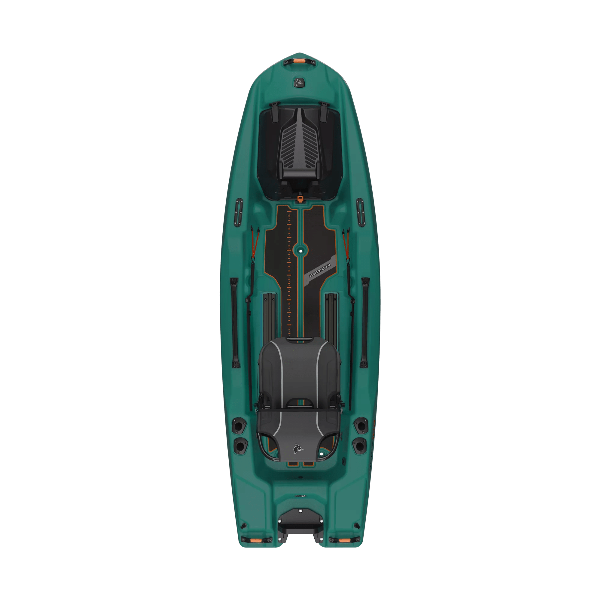 PELICAN - Catch PWR 100 Fishing Kayak - Green - MFP10P104-00 - TOP