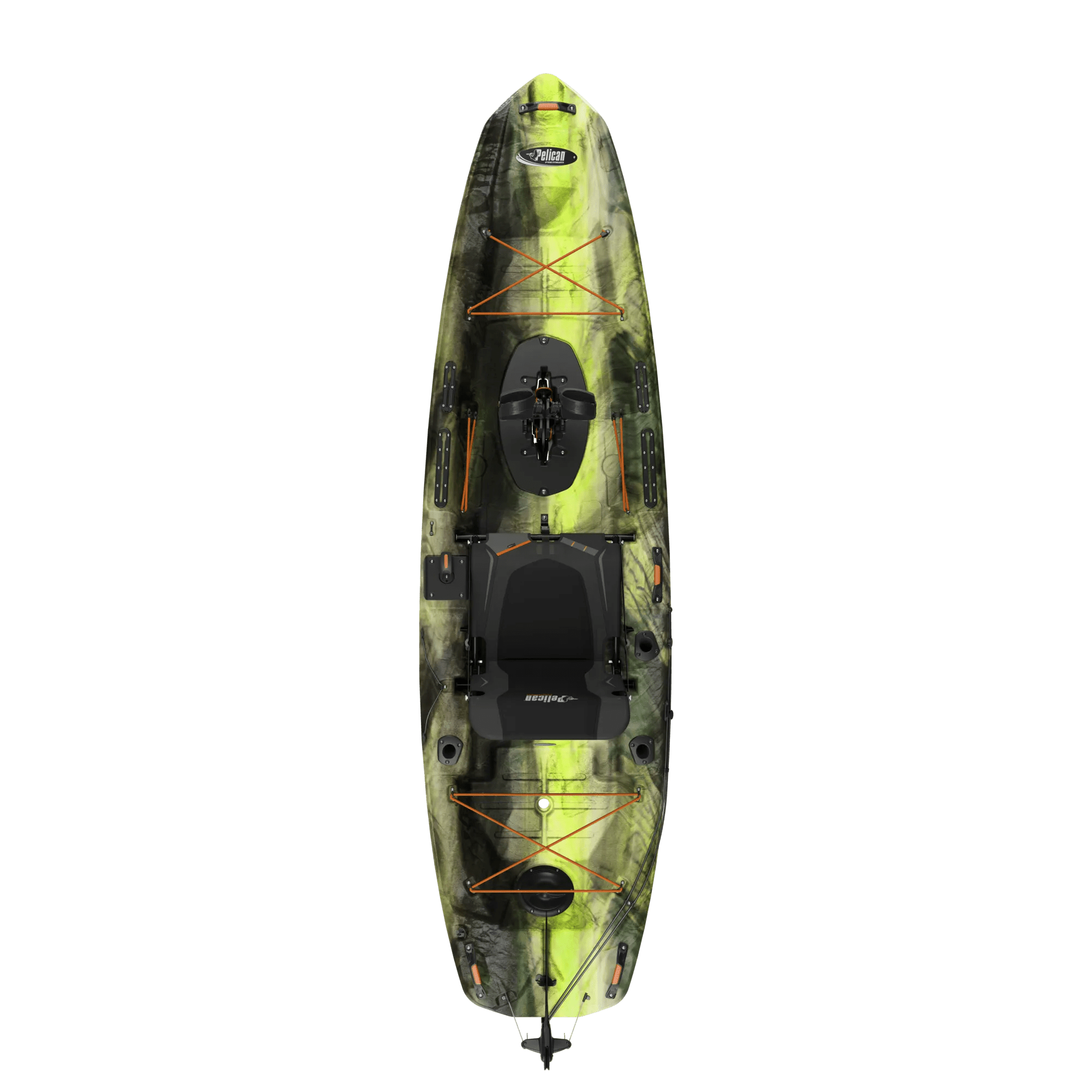 PELICAN - Catch 110 HDII Fishing Kayak - Grey - KRP11P205 - TOP