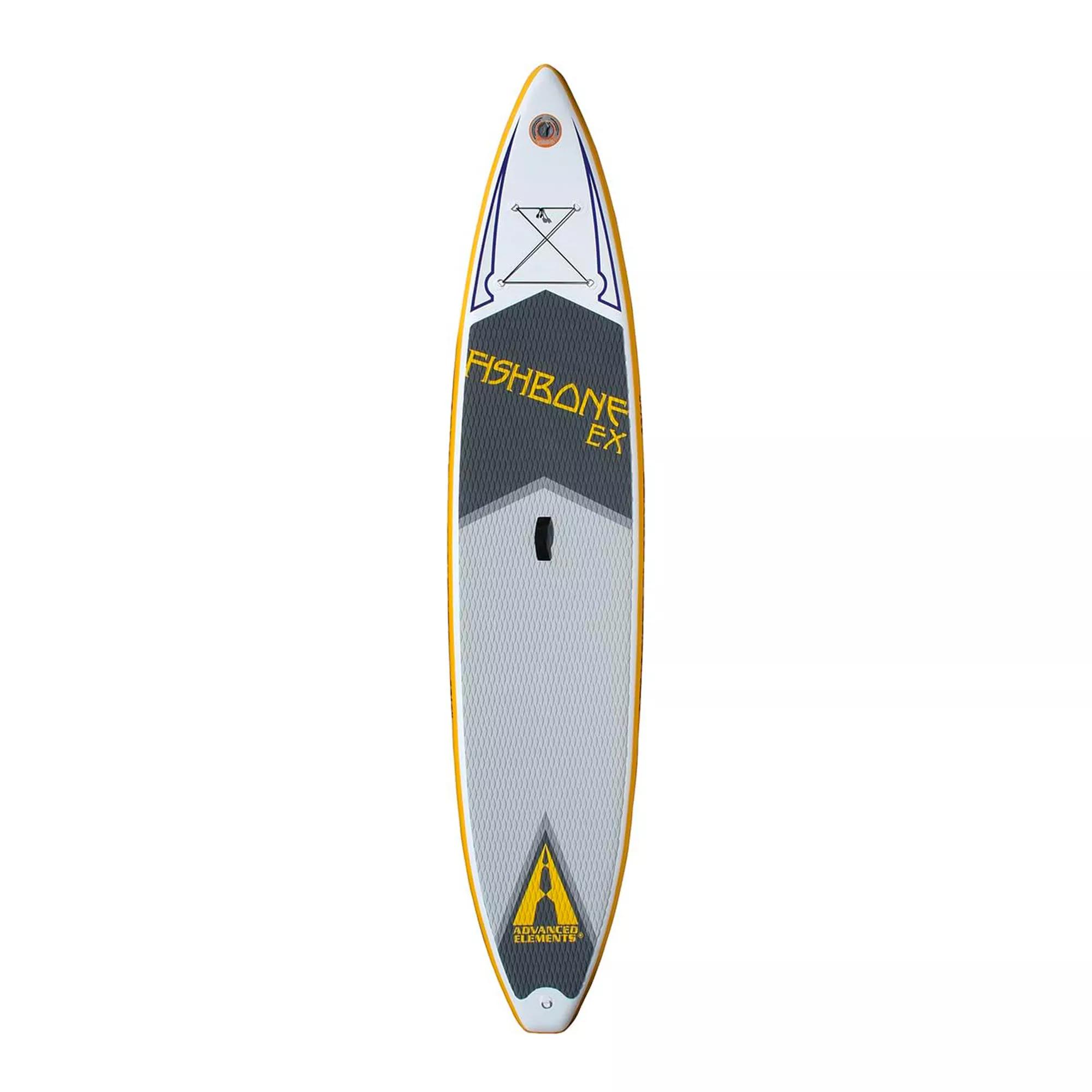 ADVANCED ELEMENTS - Fishbone EX Inflatable Stand Up Paddle Board - White - AE1064-Y - TOP