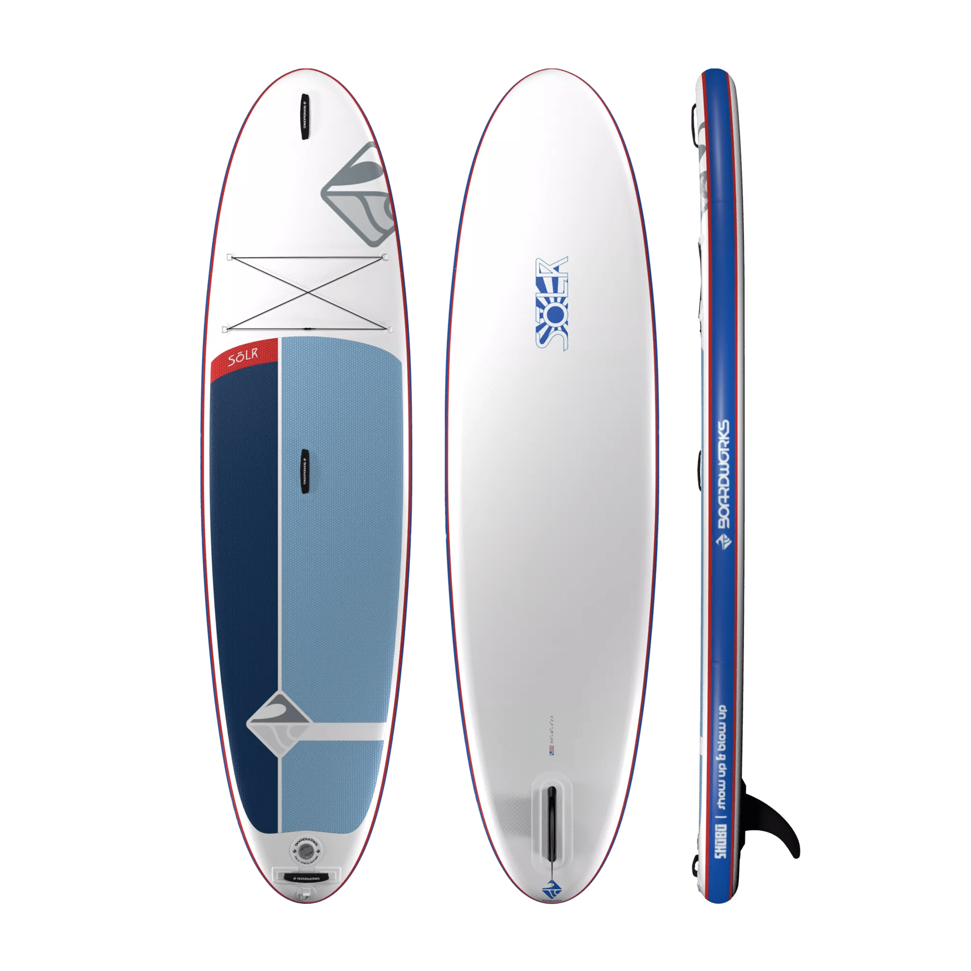 BOARDWORKS - Shubu Solr 10'6" Inflatable Paddle Board - White - 4450489517 - TOP 