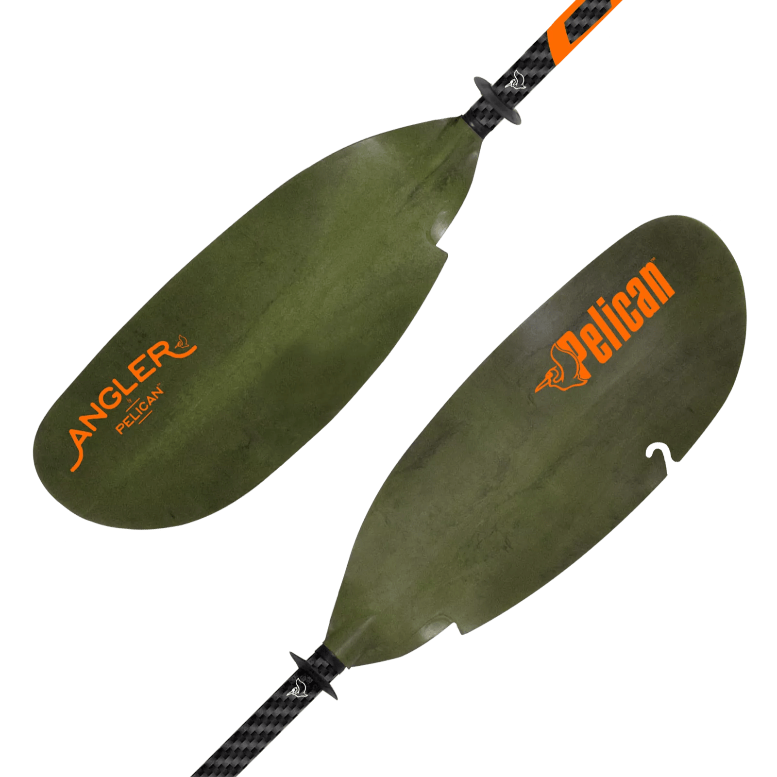 PELICAN - Pagaie de kayak de pêche Catch de 250 cm (98,5 po) - Olive - PS1975-00 - ISO 