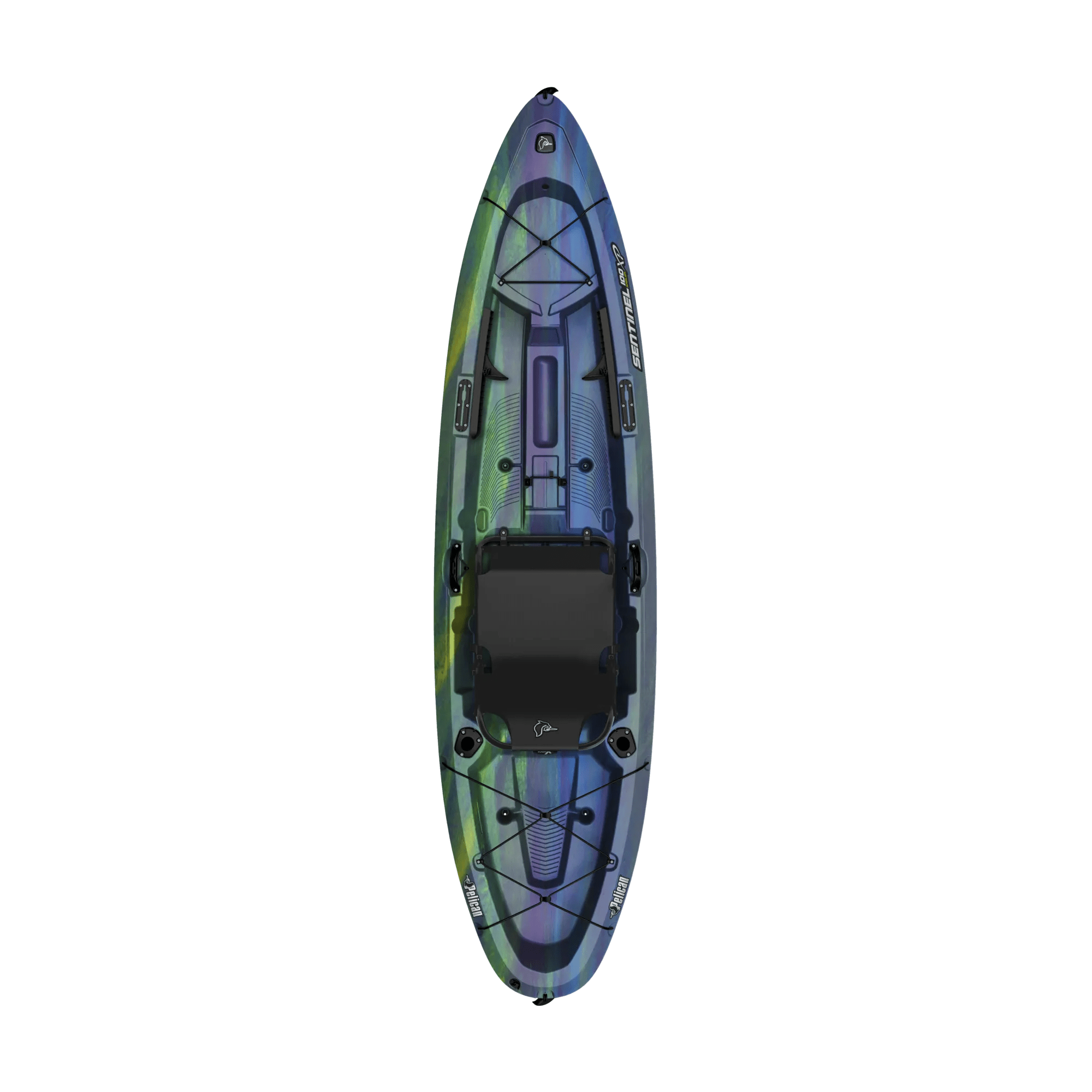 PELICAN - Sentinel 100XP Angler Fishing Kayak - Blue - MGL10P205-00 - TOP