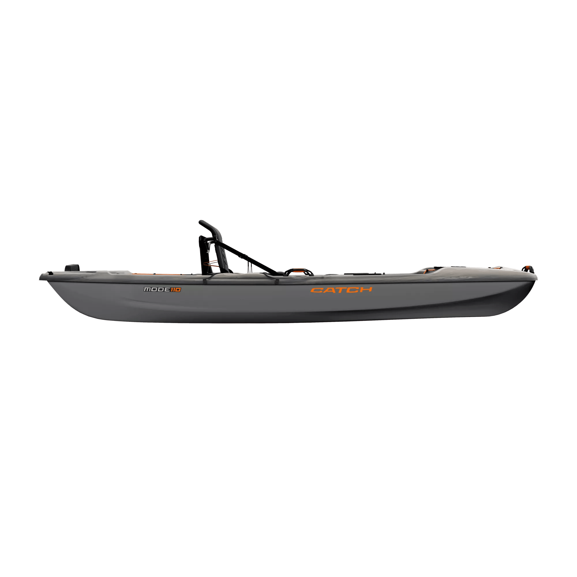 PELICAN - Kayak de pêche Catch Mode 110 TR - Grey - MIF11P104-00 - SIDE