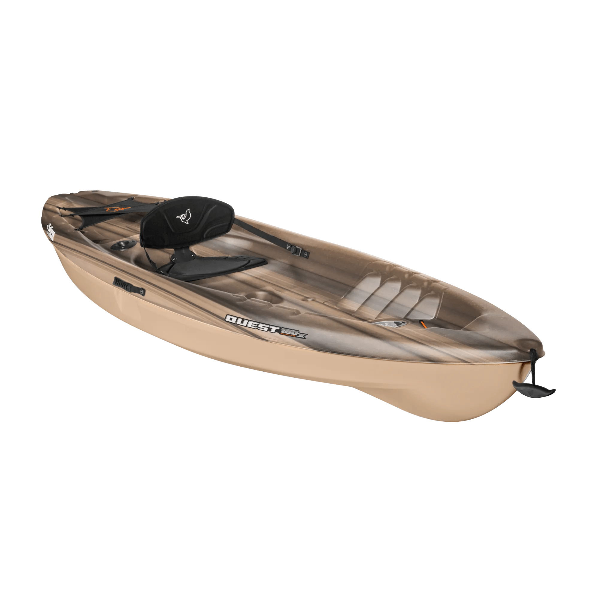 PELICAN - Quest 100X Angler Fishing Kayak - Black - KVL10P525 - ISO