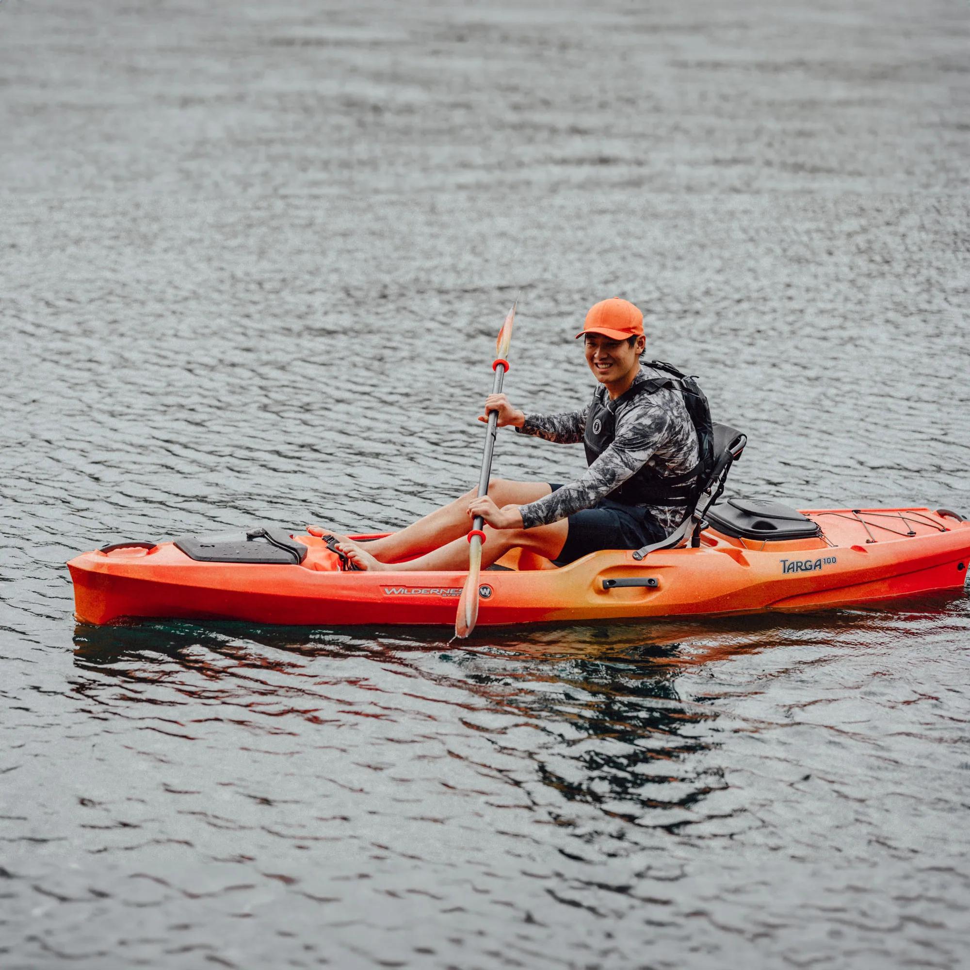 WILDERNESS SYSTEMS - Targa 100 Recreational Kayak - Orange - 9751121054 - LIFE STYLE 2