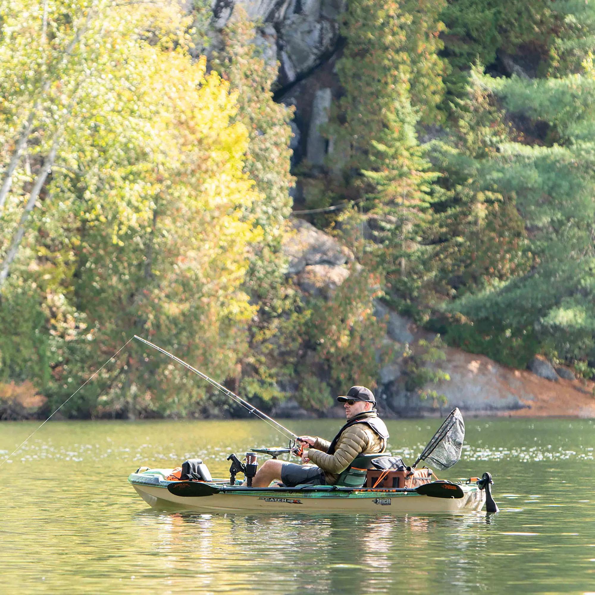 Catch Fishing Kayak Paddle in Olive Camo