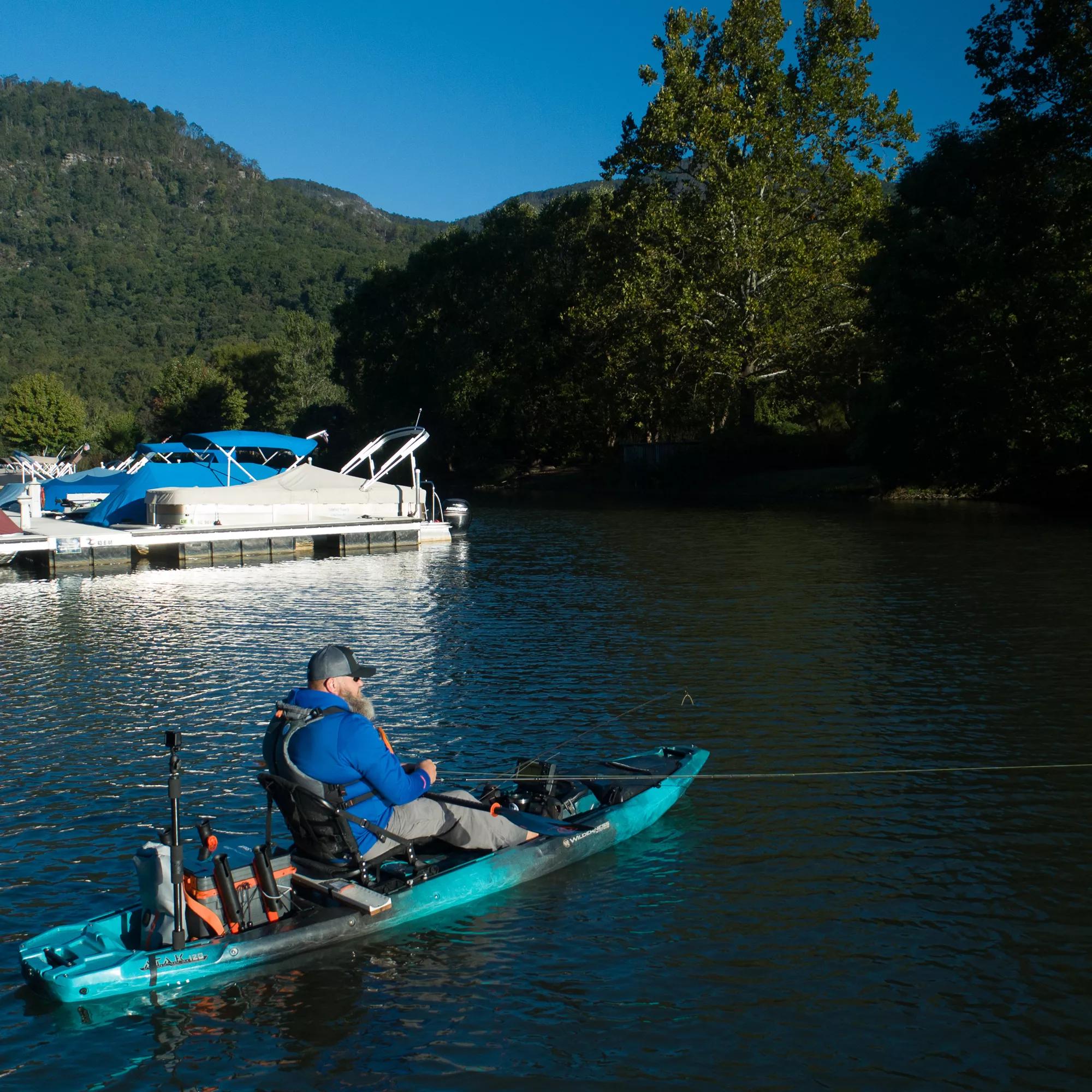 WILDERNESS SYSTEMS - Kayak de pêche A.T.A.K. 120 - Modèle ou couleur discontinué - Blue - 9750917110 - LIFE STYLE 3