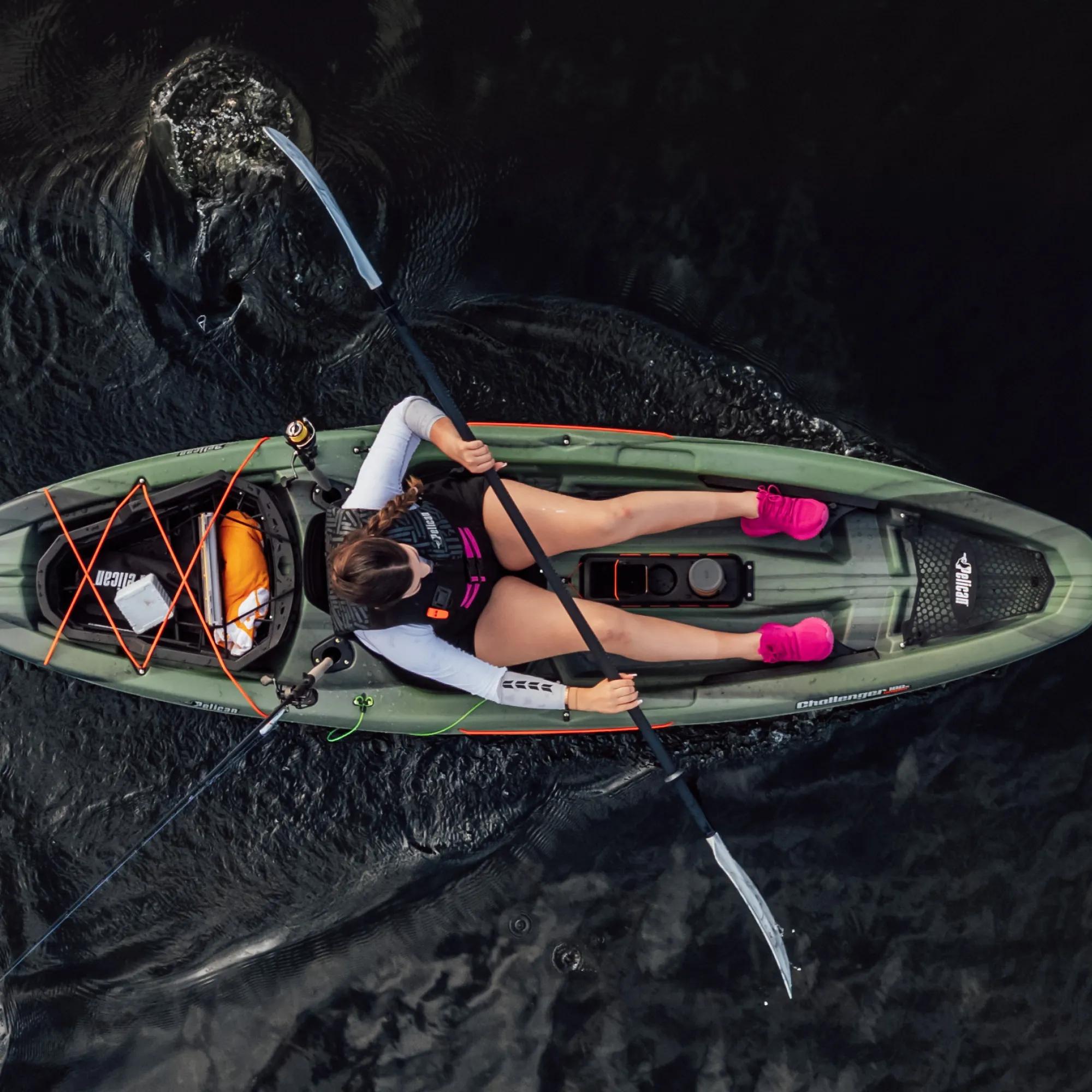 PELICAN - Poseidon Angler Fishing Kayak Paddle 250 cm (98.5") - Brown - PS1351-00 - LIFE STYLE 2