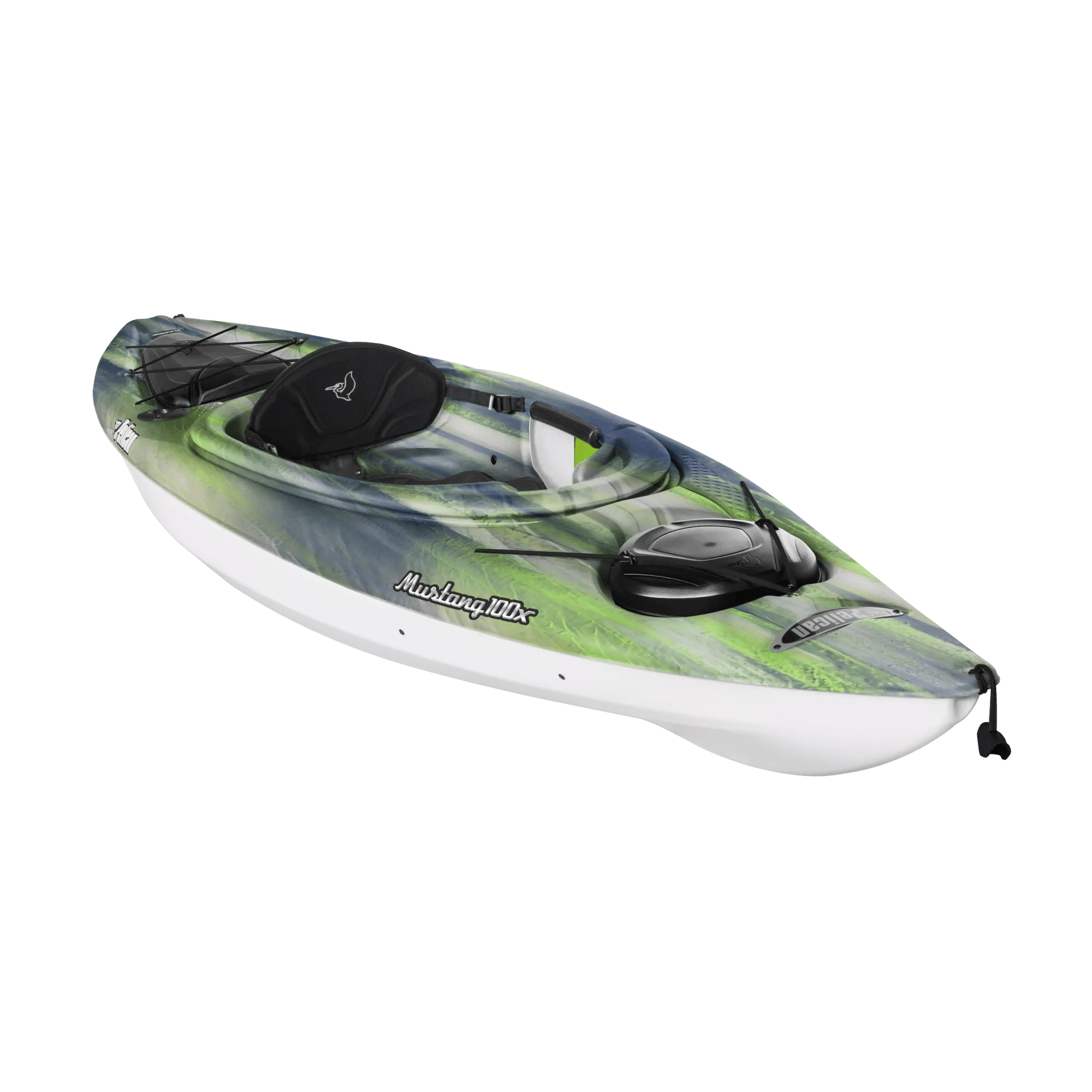PELICAN - Mustang 100X EXO Recreational Kayak - Grey - KYF10P203 - ISO
