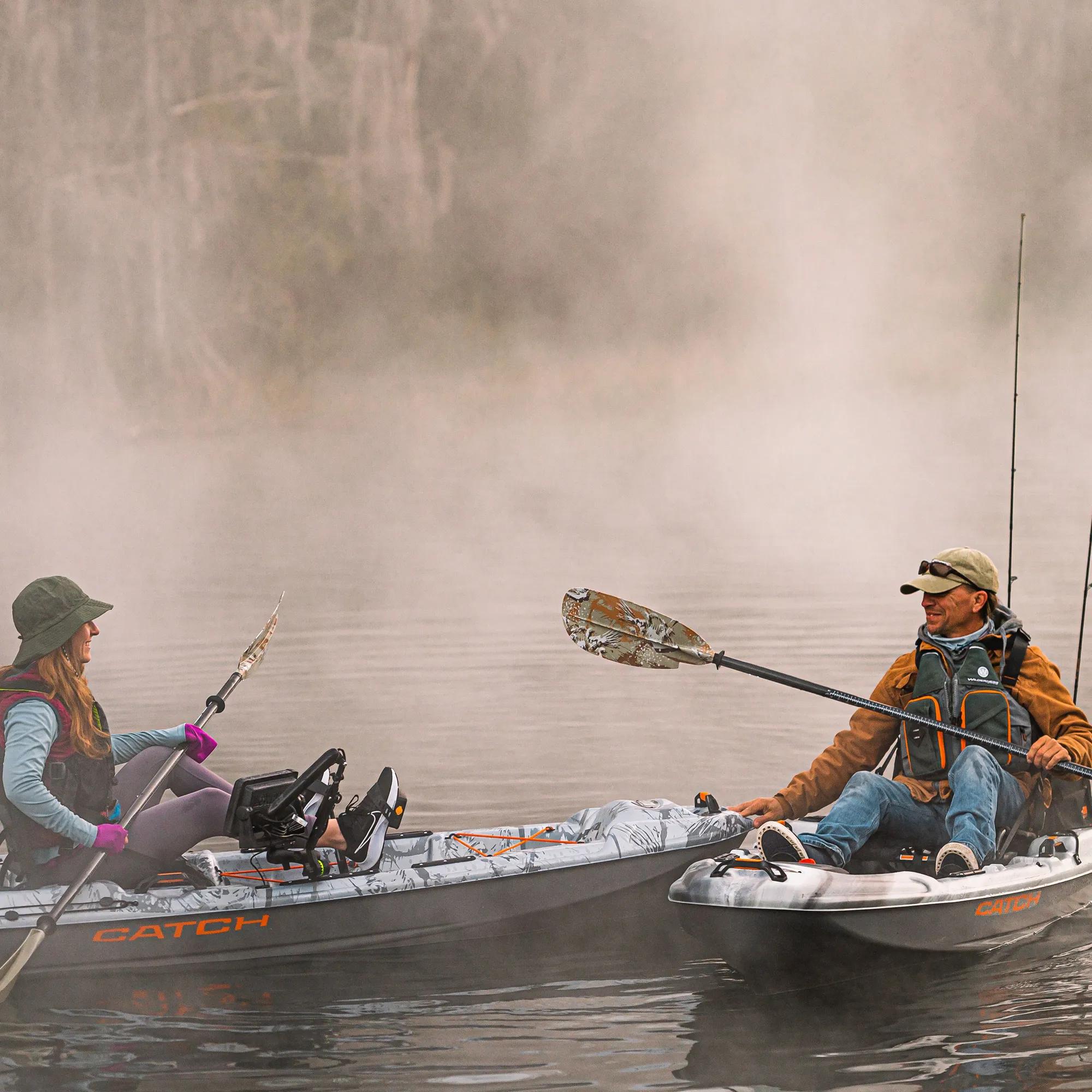 PELICAN - Catch 110HDII Fishing Kayak - Grey - KRP11P104-00 - LIFE STYLE 1