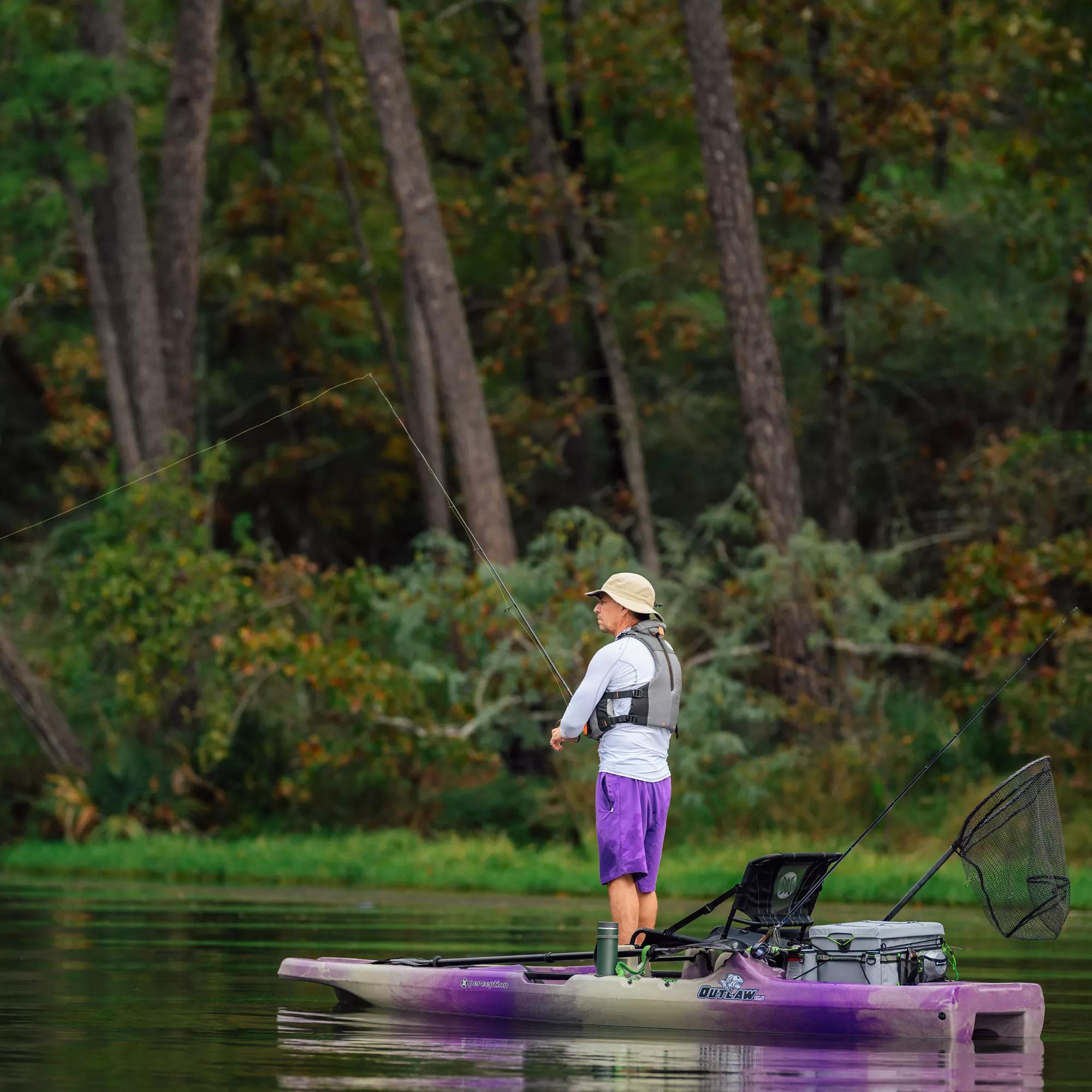 PERCEPTION - Outlaw 11.5 Fishing Kayak - Purple - 9351815205 - LIFE STYLE 1