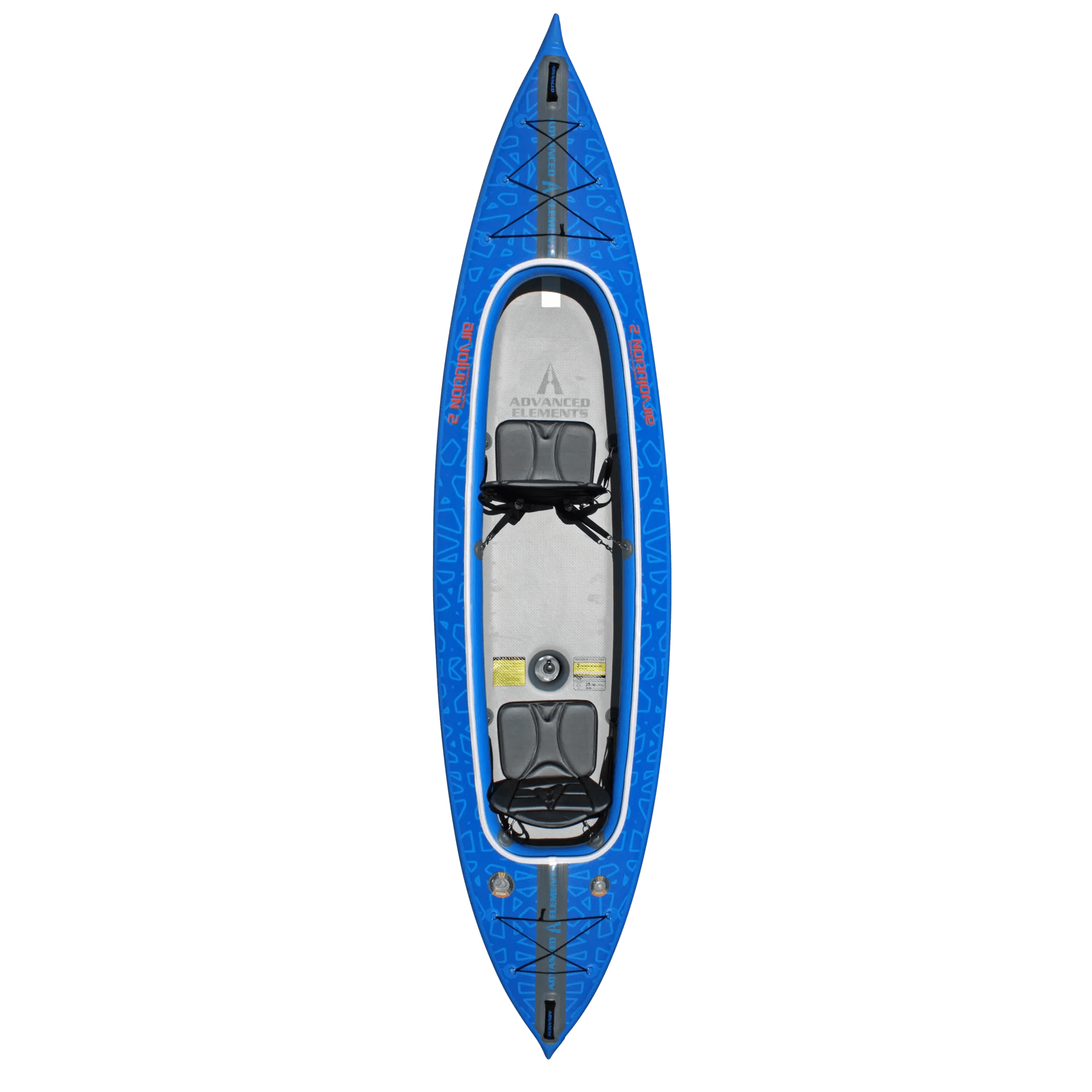 ADVANCED ELEMENTS - AirVolution2™ Recreational Kayak with Pump - Grey - AE3030 - TOP