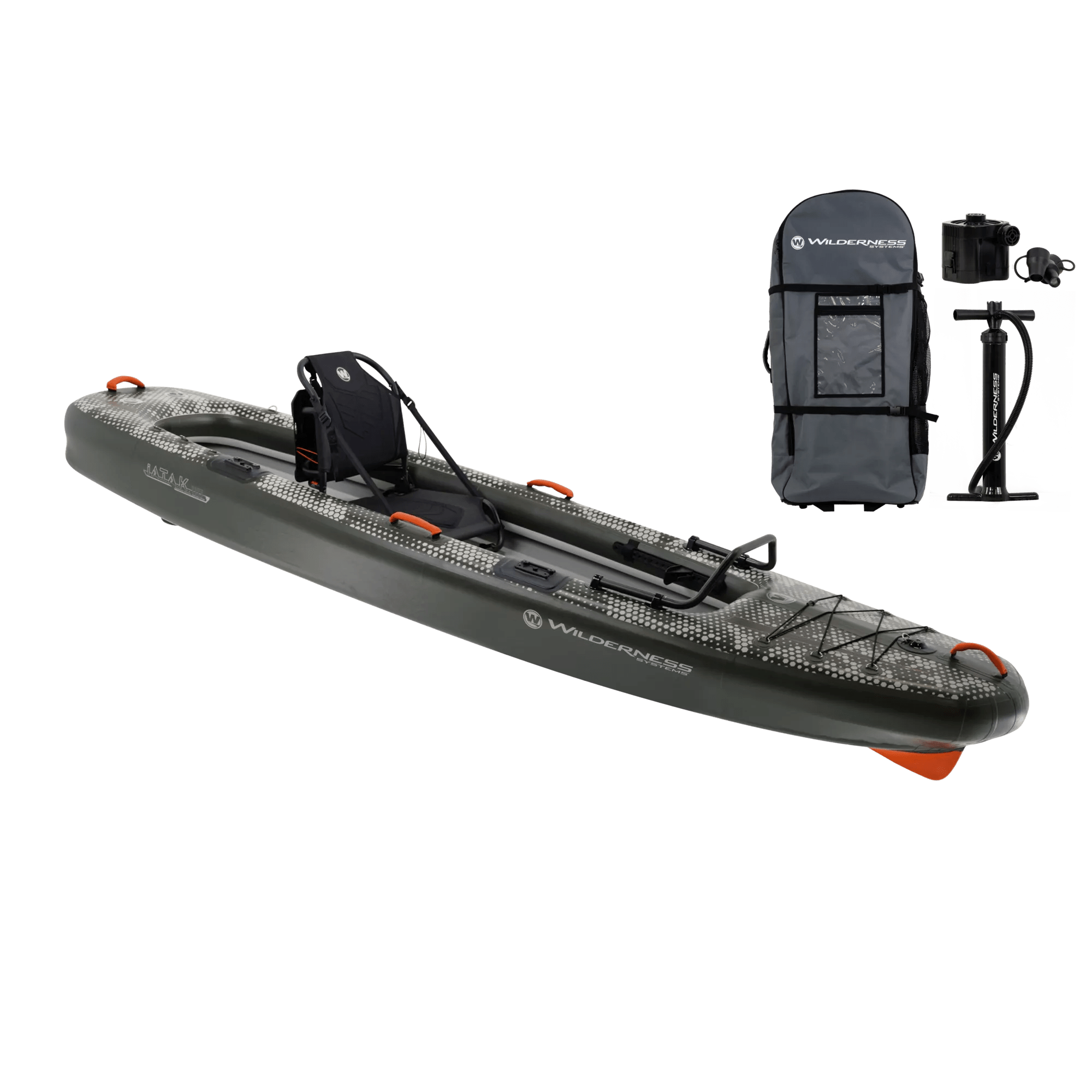 WILDERNESS SYSTEMS - Kayak de pêche gonflable à point de chute iATAK 110 - Brown - 9751154801 - ISO
