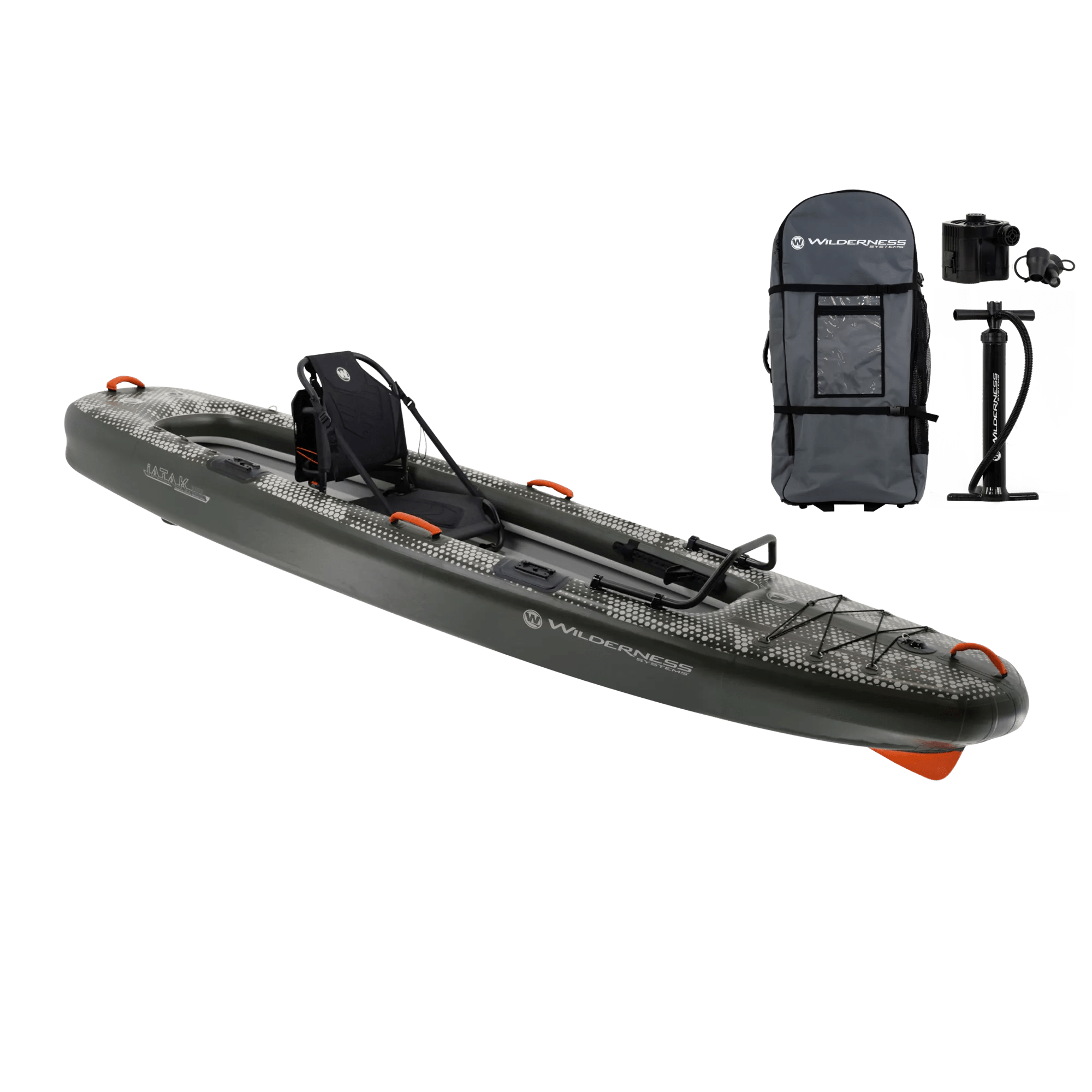 WILDERNESS SYSTEMS, Inflatable Drop-stitch Fishing Kayak iATAK 110