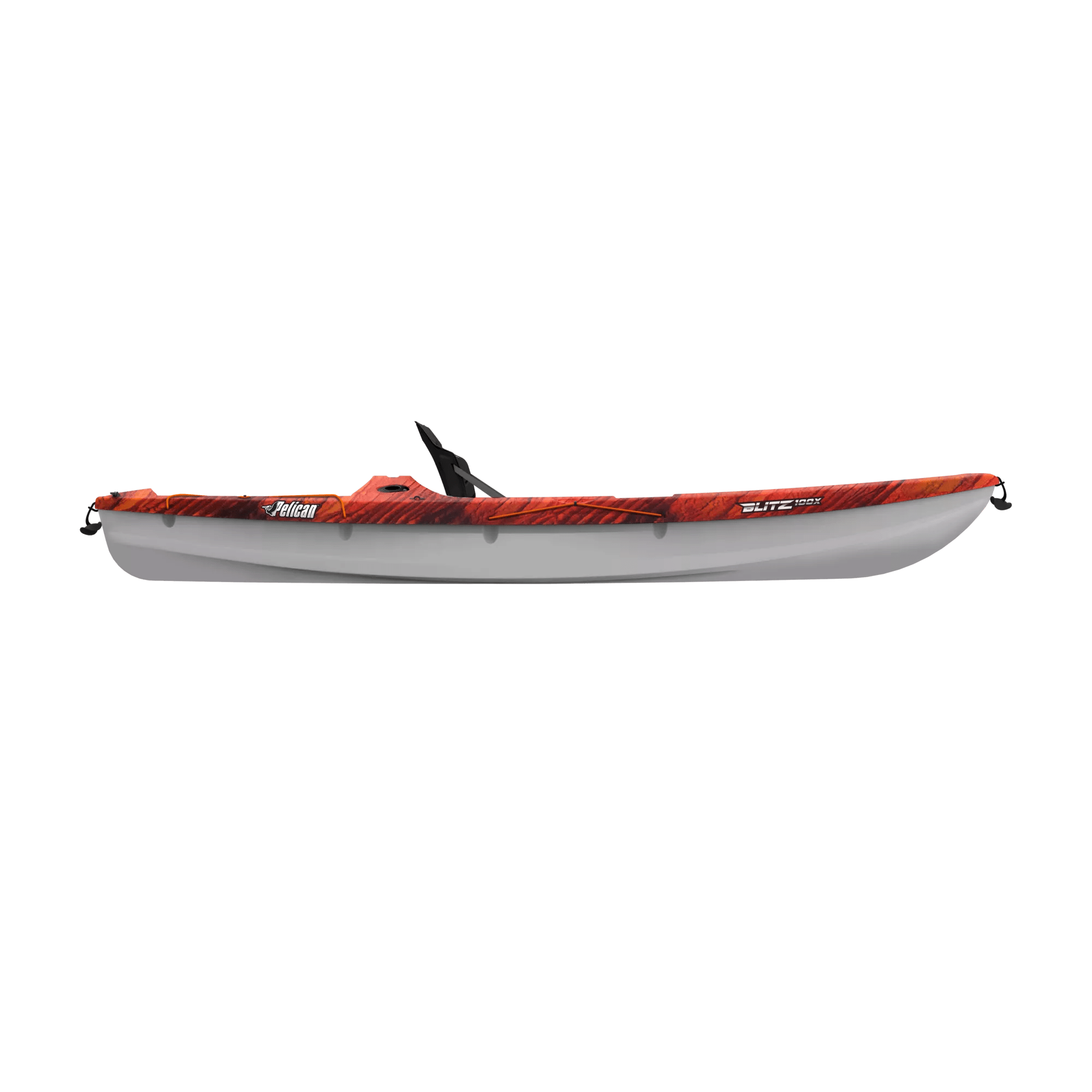 PELICAN - Blitz 100X EXO Fishing Kayak - Yellow - MBF10P400 - SIDE