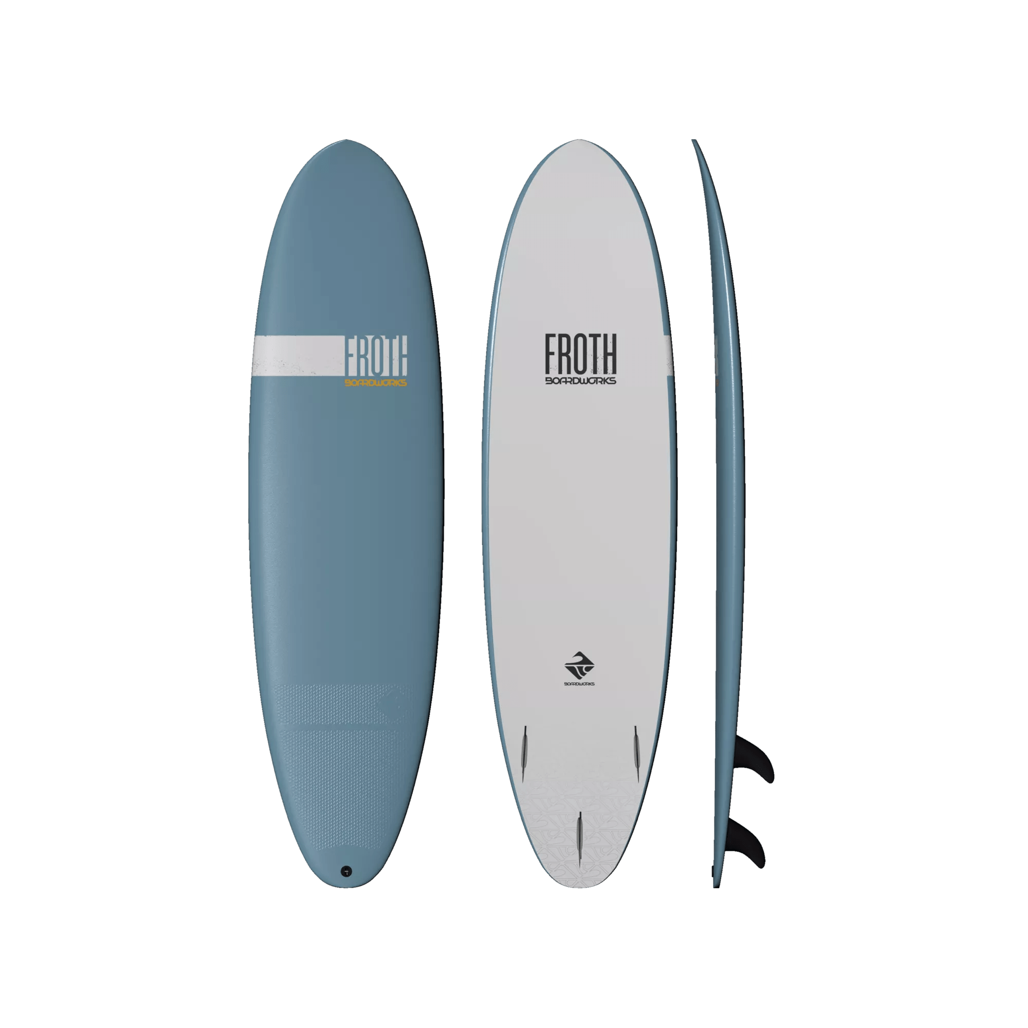 BOARDWORKS - Planche longboard Froth 7' - Blue - 4430309508 - TOP