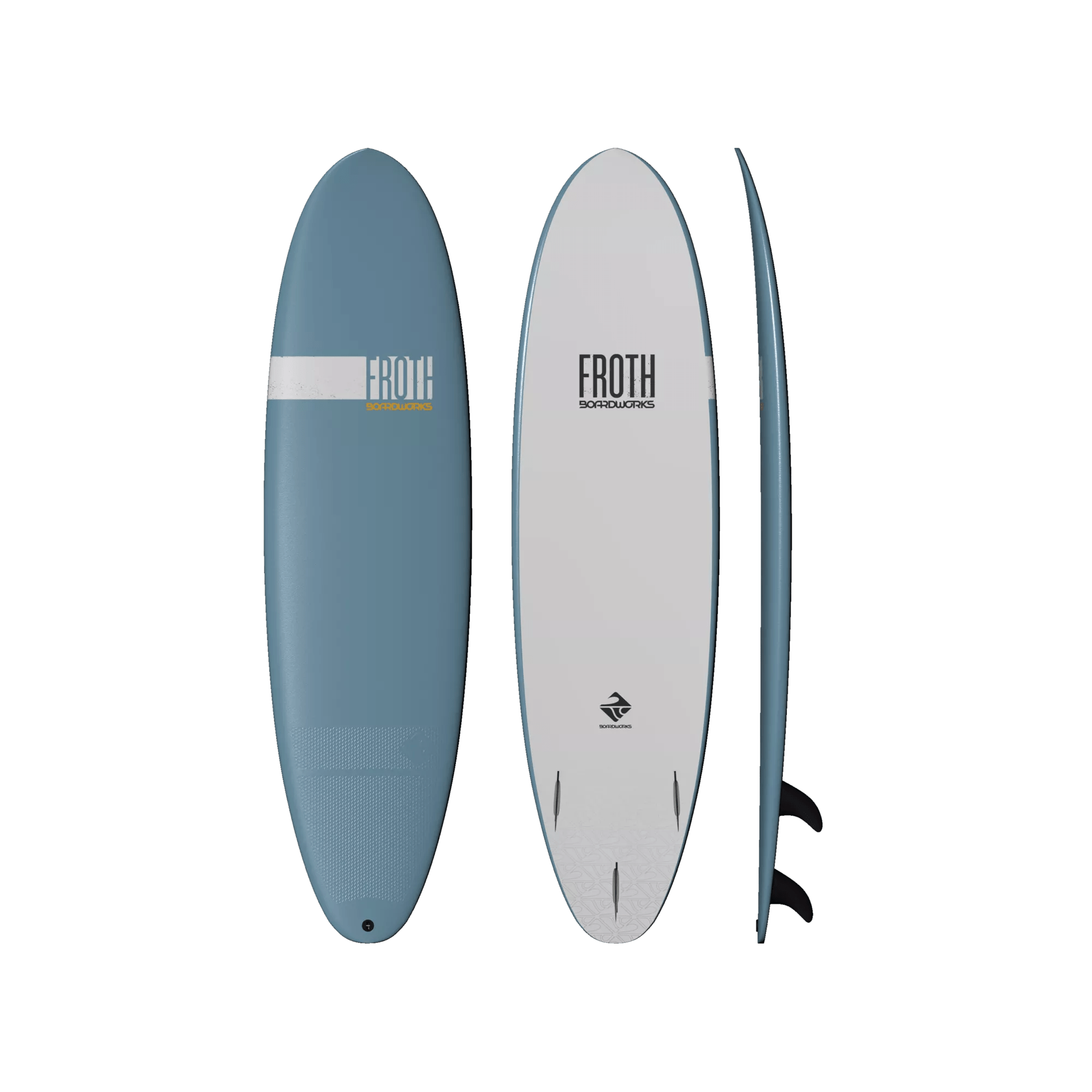 BOARDWORKS - Froth 7' Longboard - Blue - 4430309508 - TOP