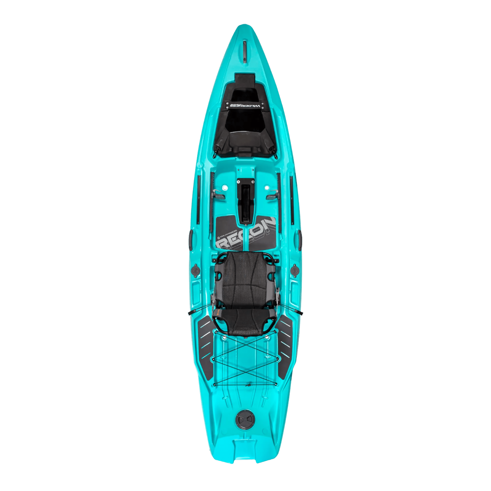 WILDERNESS SYSTEMS - RECON 120 Fishing Kayak with AirPro ACES seat - Aqua - 9751104192 - TOP
