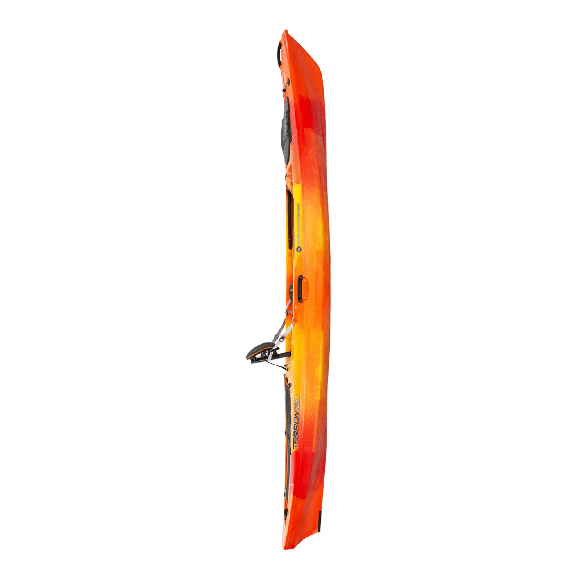WILDERNESS SYSTEMS - Kayak de pêche Tarpon 120 - Orange - 9750210054 - SIDE