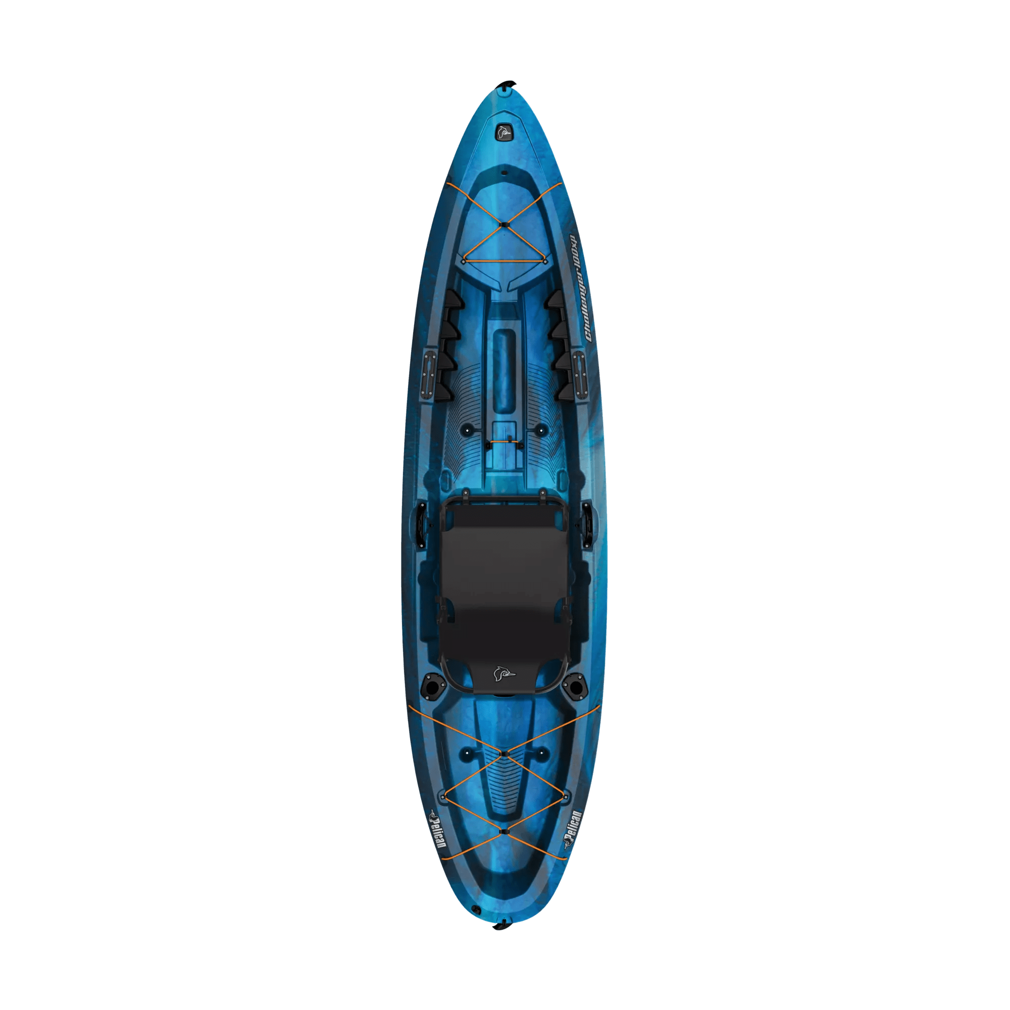 PELICAN - Challenger 100XP Fishing Kayak - Grey - MGF10P304 - TOP