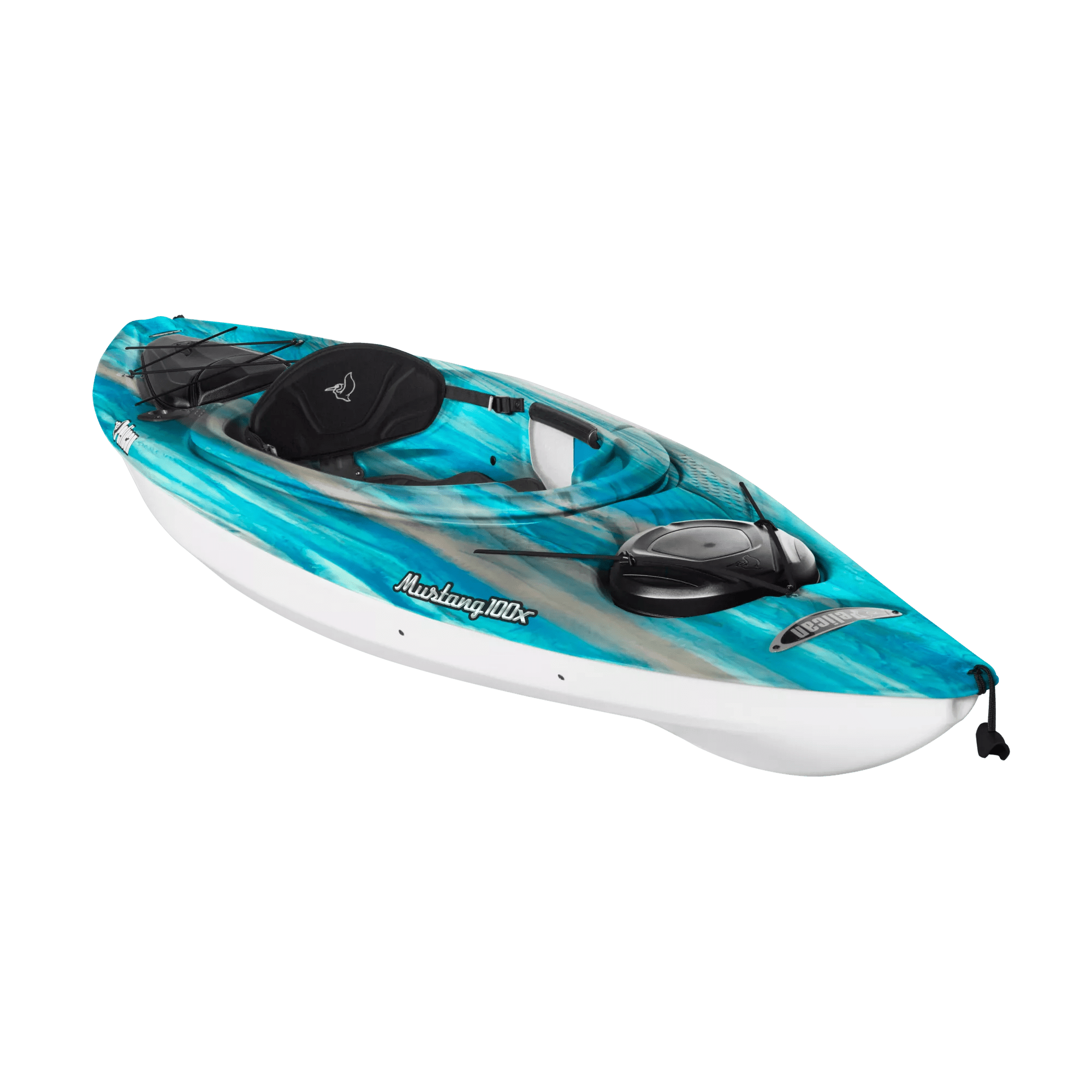 PELICAN - Mustang 100X EXO Recreational Kayak - Blue - KYF10P103 - ISO 