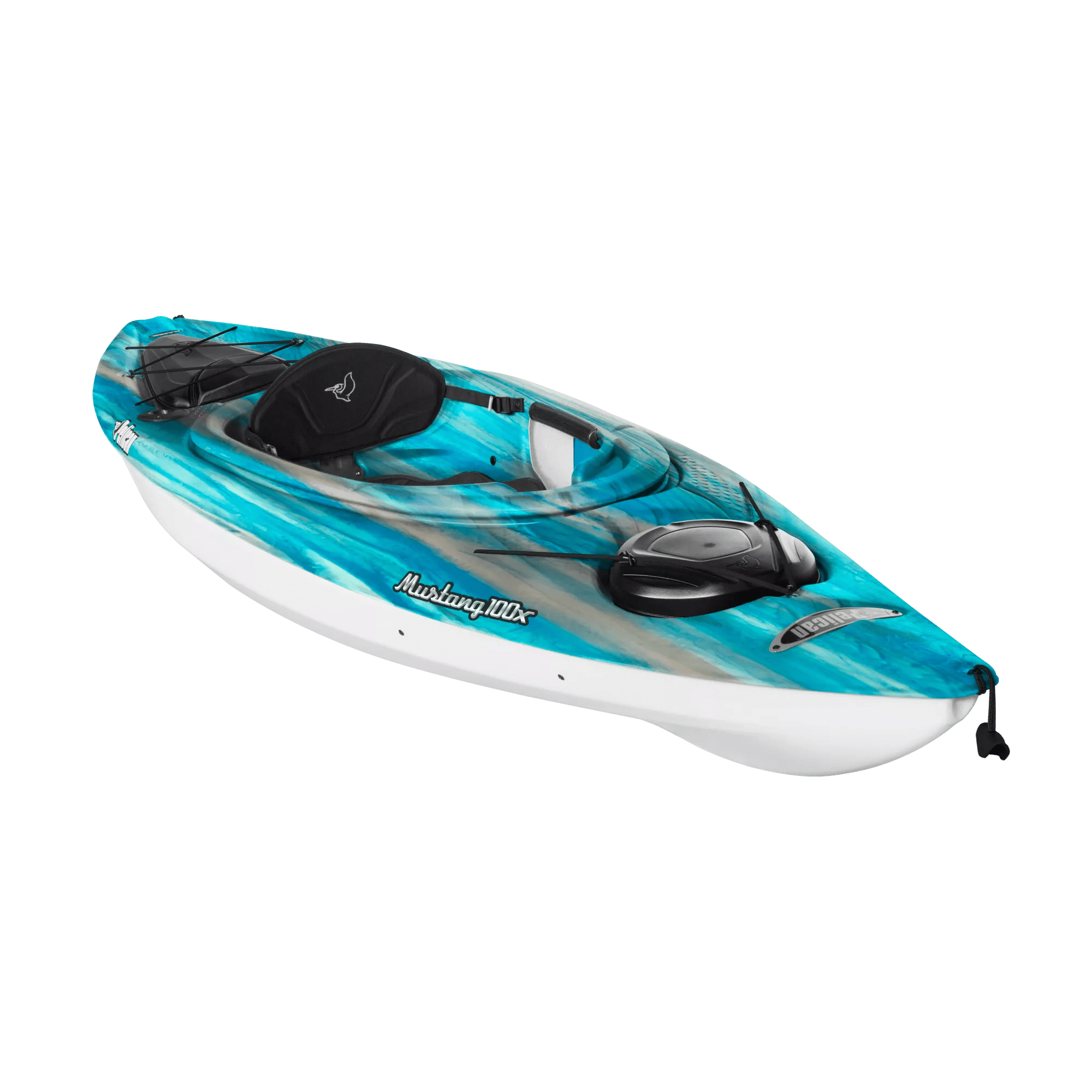 PELICAN - Mustang 100X EXO Recreational Kayak - Blue - KYF10P103 - ISO