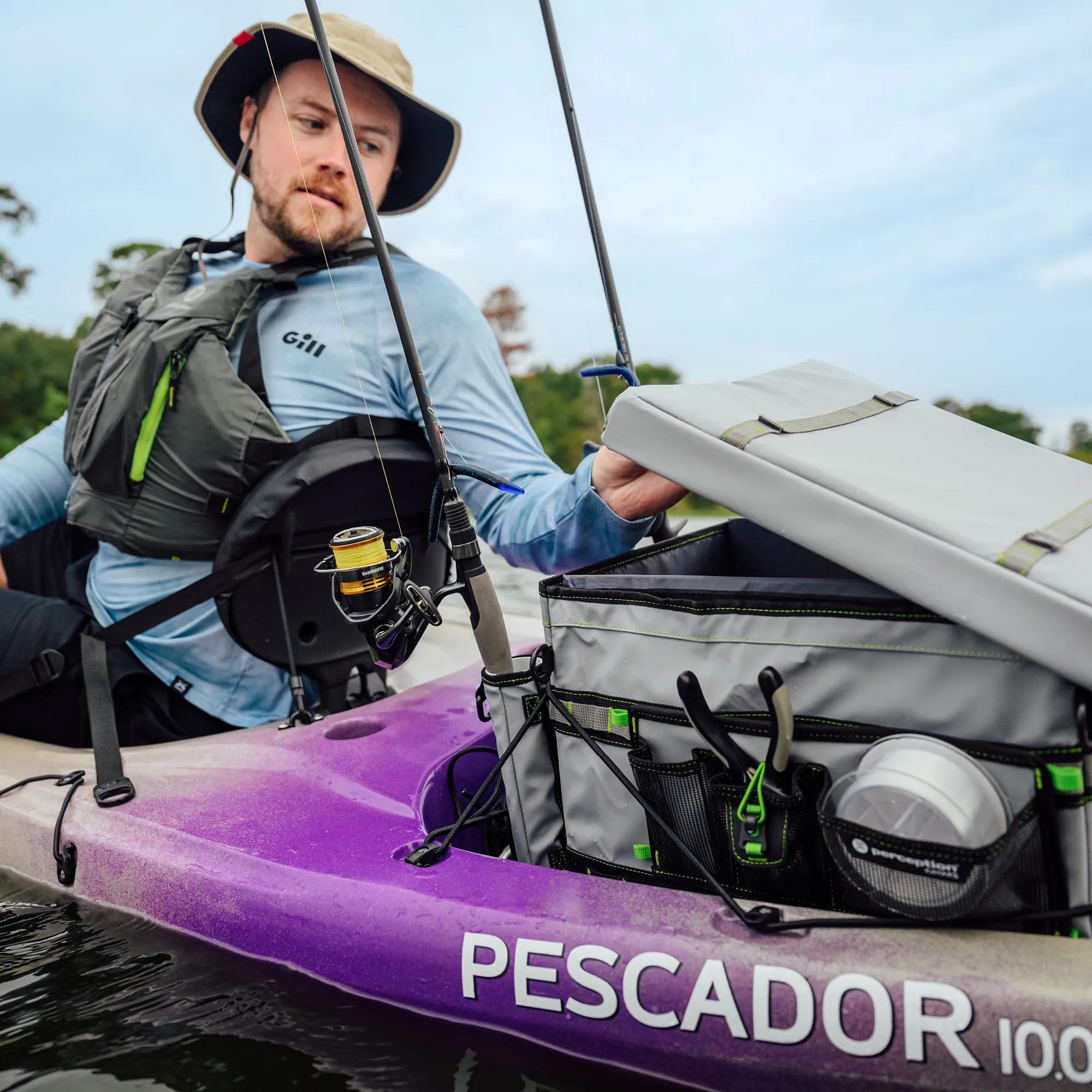 PERCEPTION - Pescador 10.0 Fishing Kayak - Purple - 9350168205 - LIFE STYLE 3